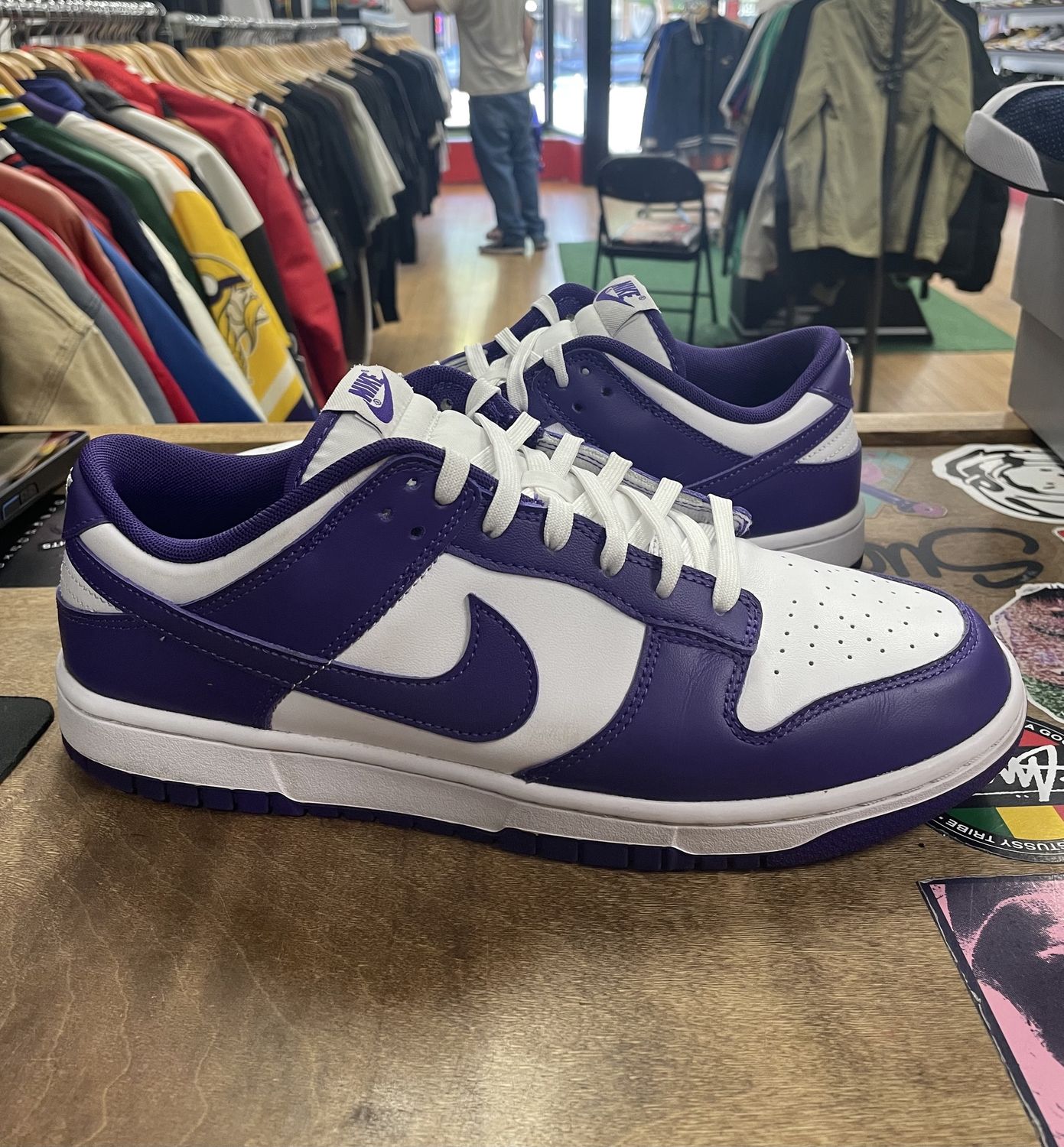 Pre Owned Nike Dunk Low Championship Court Purple Size 11