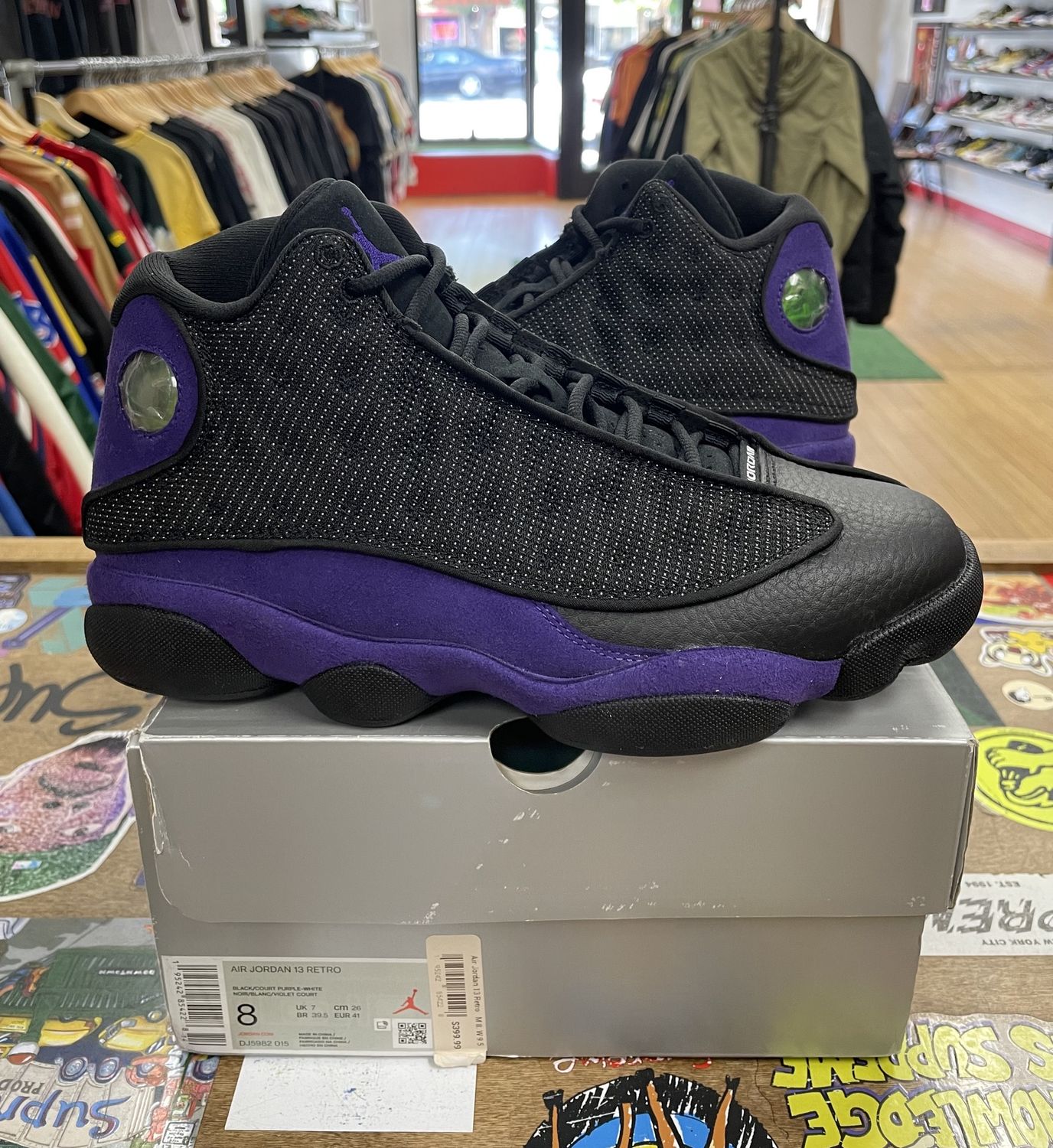 Jordan 13 Court Purple Size 8 DS