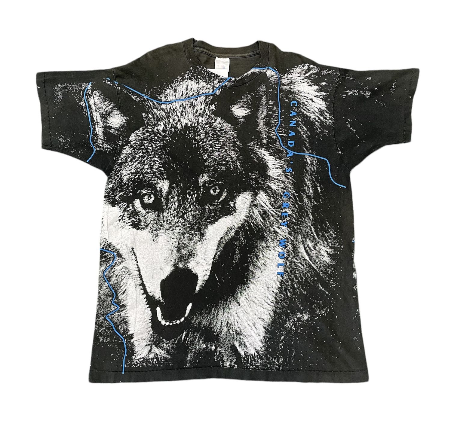 Vintage Wolf AOP Size  XL