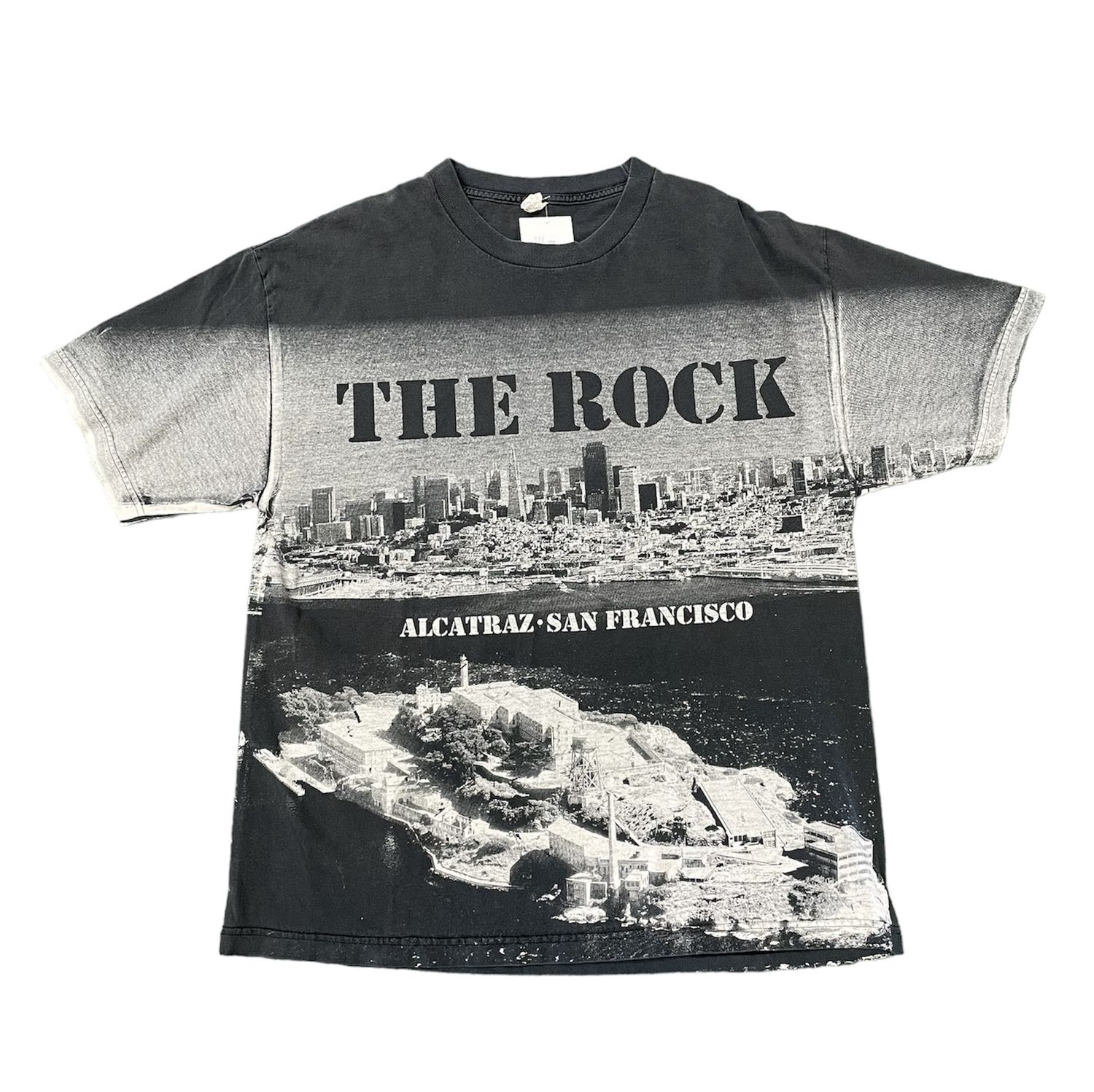 Vintage The Rock Alcatraz AOP T Shirt Size XL