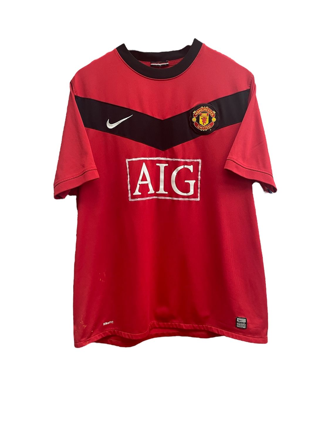 Pre Owned Early 00s Manchester United Home soccer Jersey Size XL