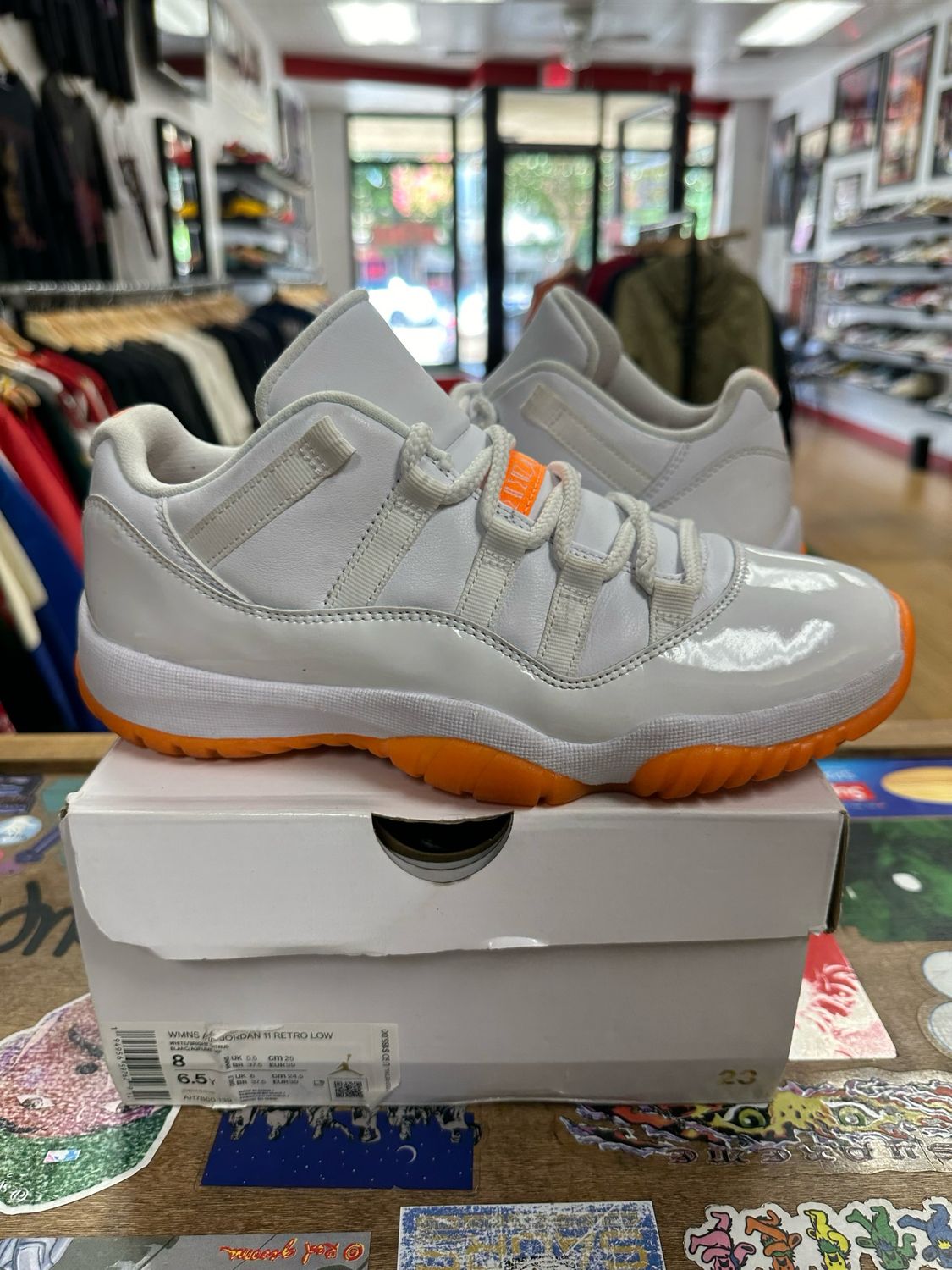 Jordan 11 Retro Low Citrus (2021) (Women&#39;s) Size 8W Used