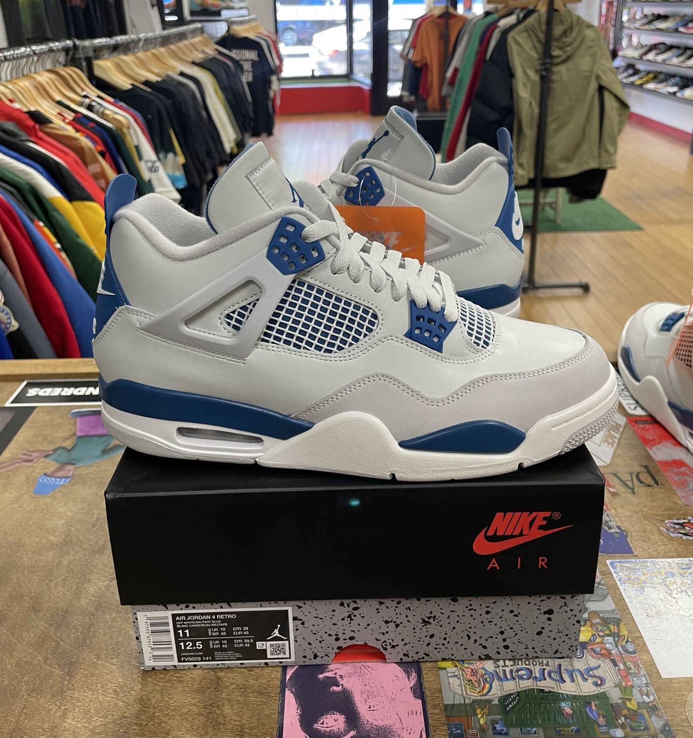 Jordan 4 Military Blue Size 11 DS