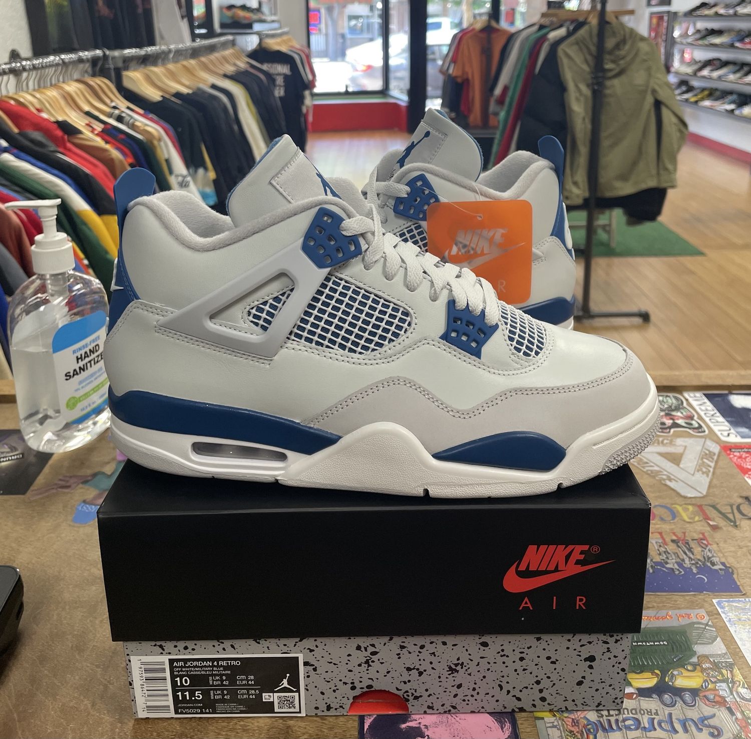 Jordan 4 Military Blue Size 10 DS