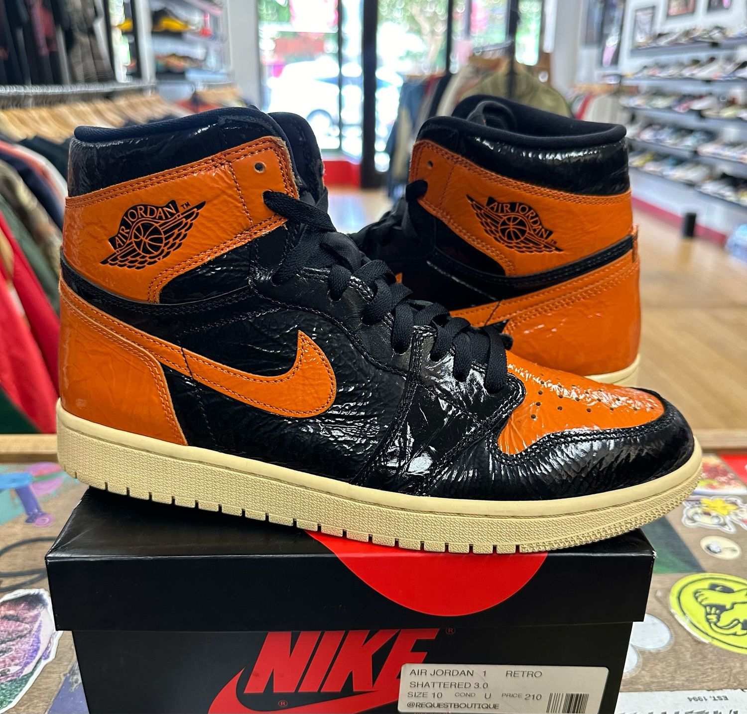 Pre Owned Jordan 1 Shattered Backboard Size 10