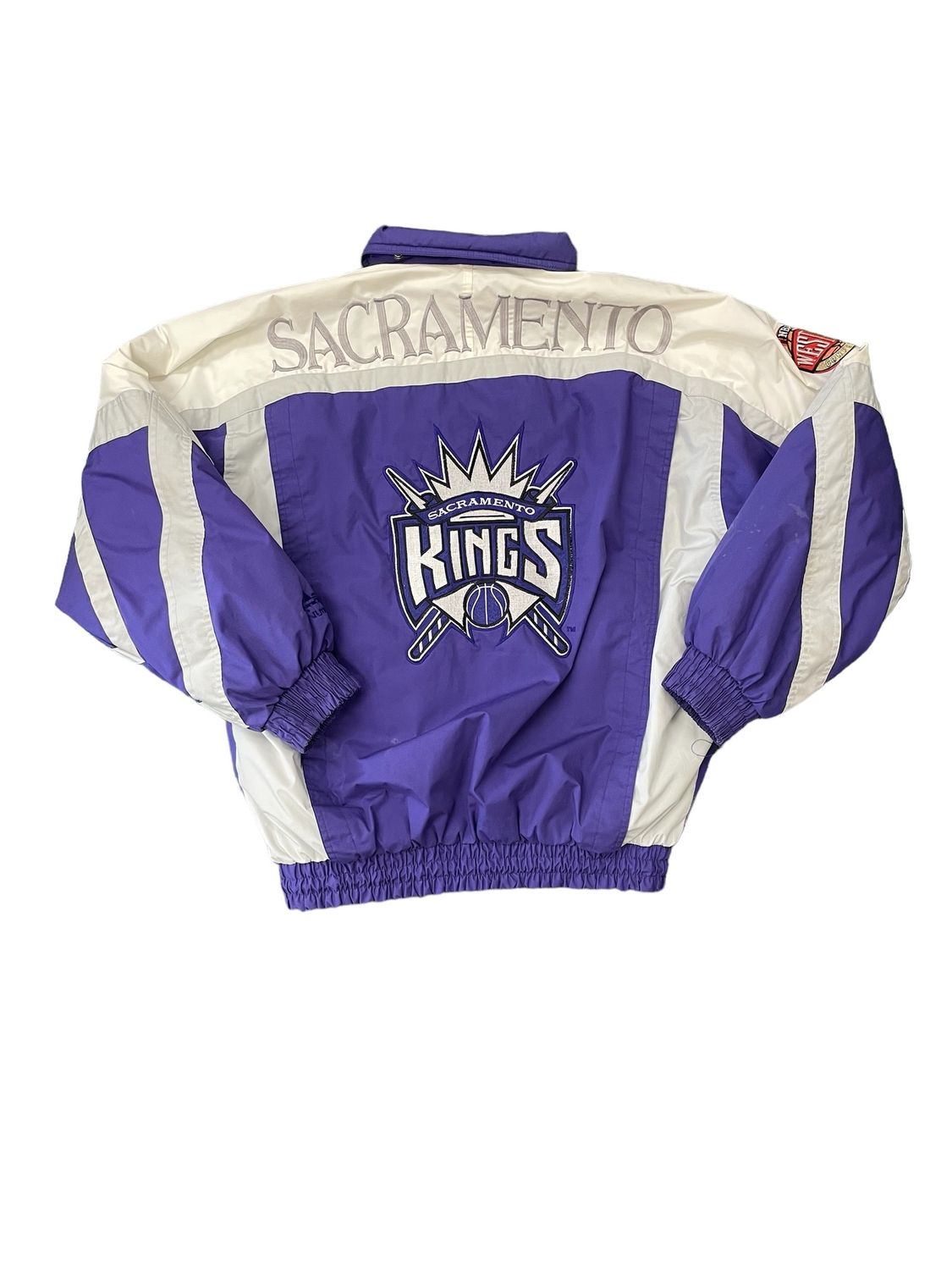 Vintage Sacramento Kings Pullover Starter Jacket Size Large