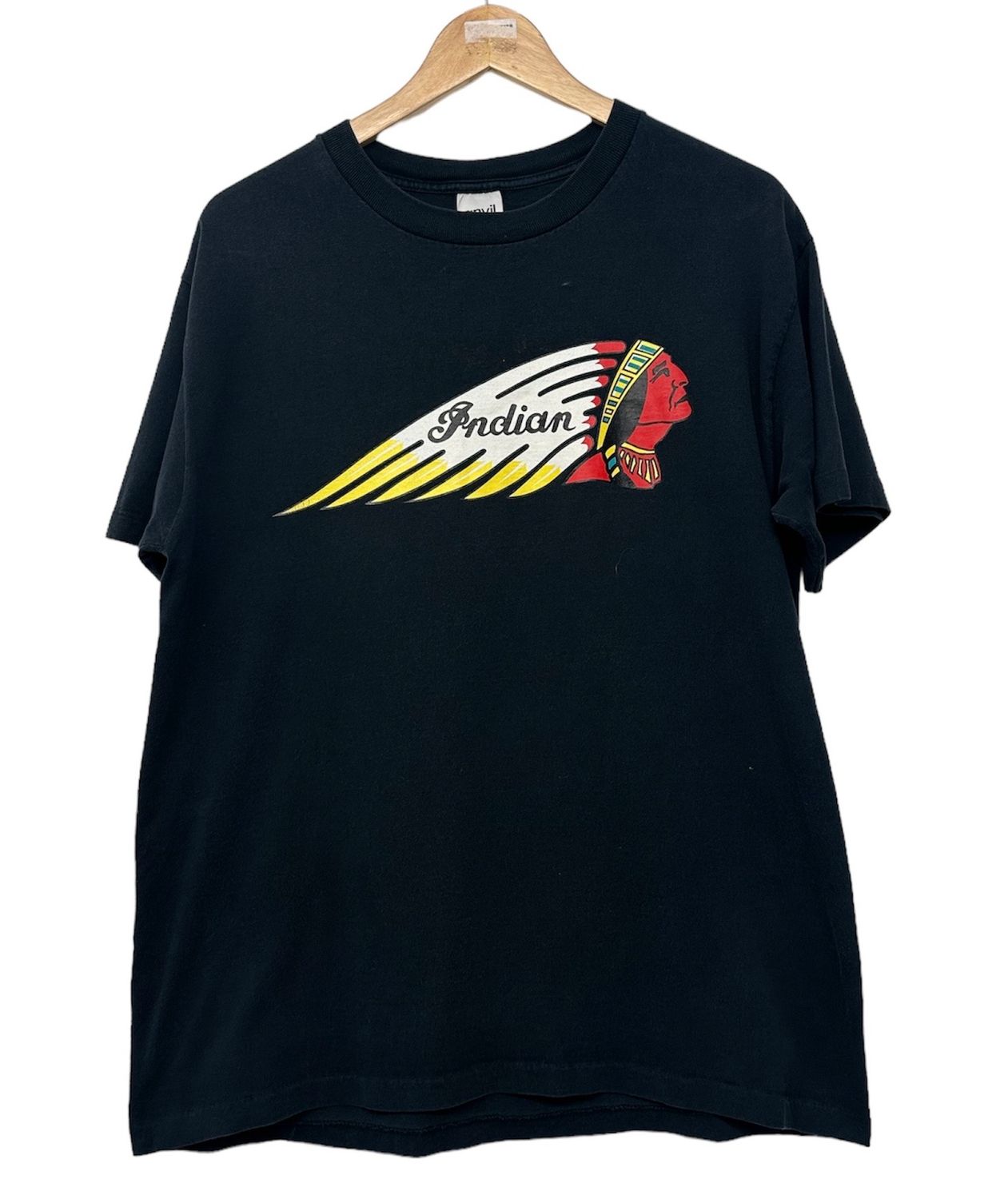 Vtg 90&#39;s Indian Motorcycles T Shirt Size L