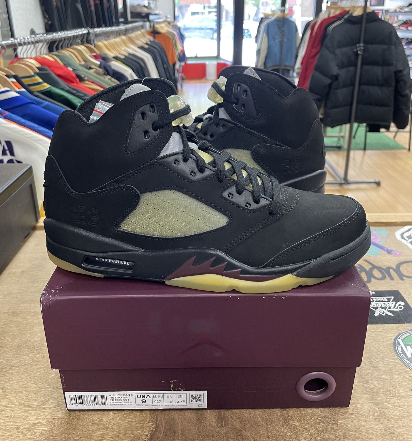 DS Jordan 5 Retro A Ma Maniere Dusk Size 9