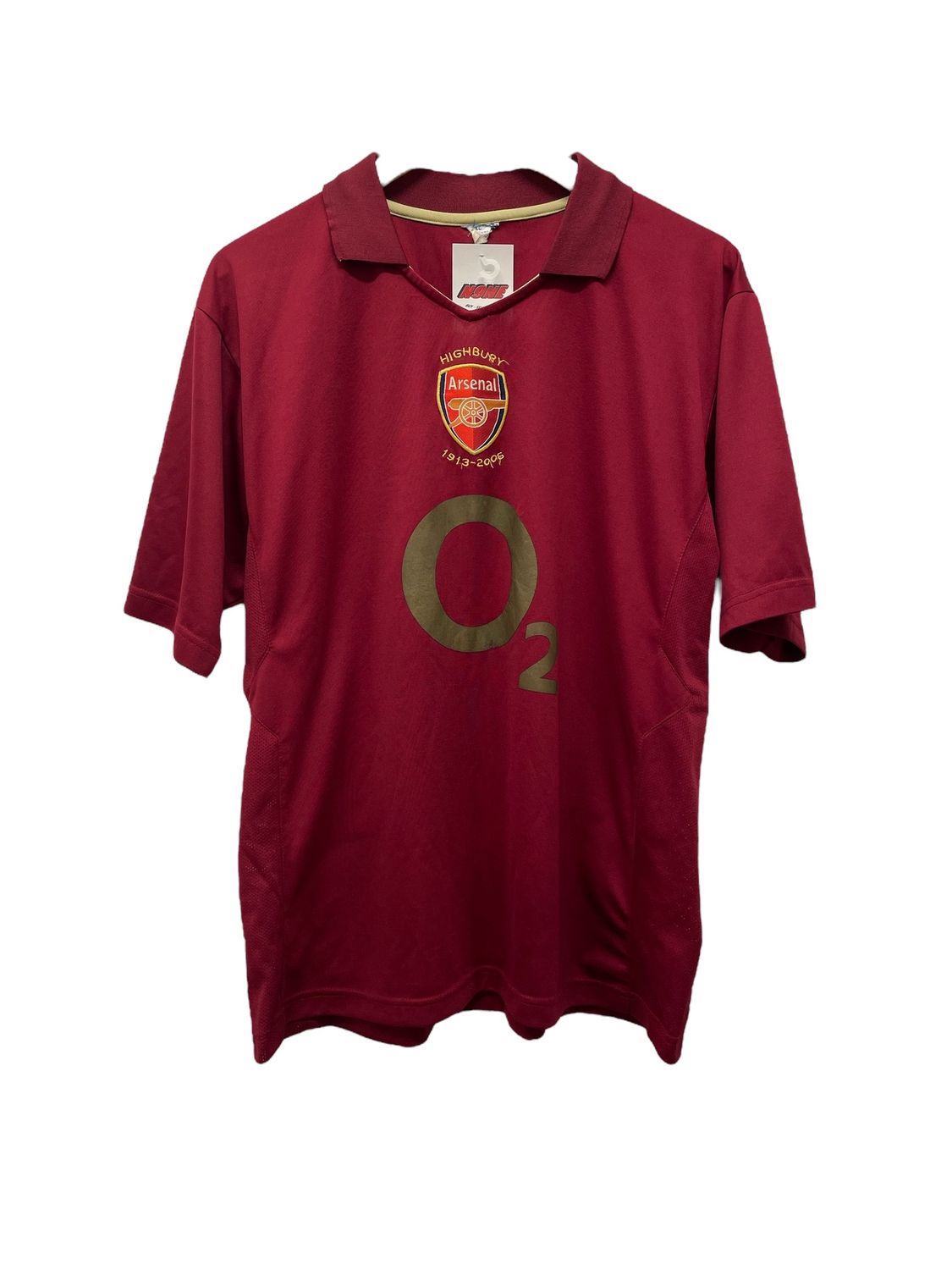 2005/2006 Arsenal Bootleg Jersey Size XXL USED