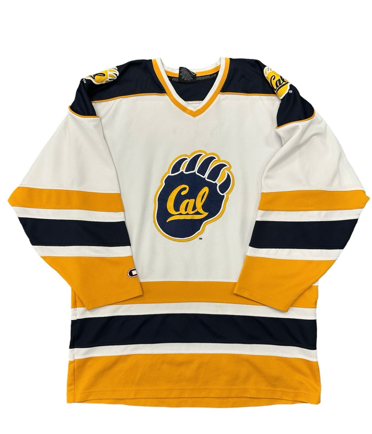 Vtg Cal Berkley Colosseum Hockey Jersey XXL 27.5x35
