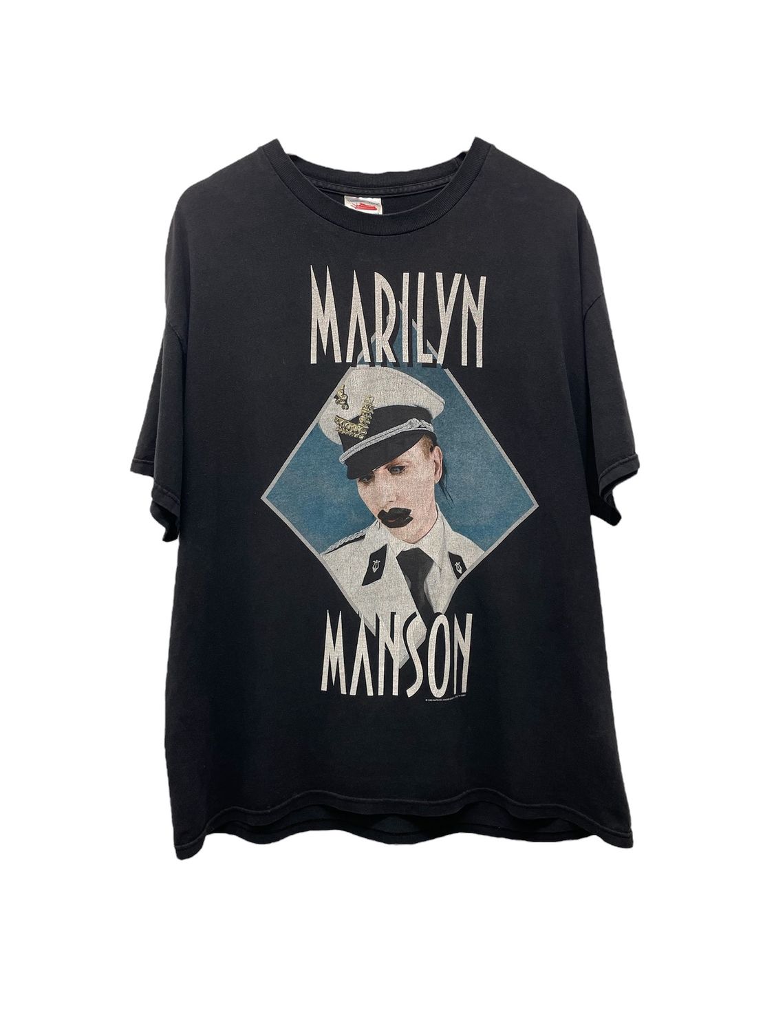 Vtg 2003 Marilyn Manson Grotesk Burlesk Shirt Size XL 24x30
