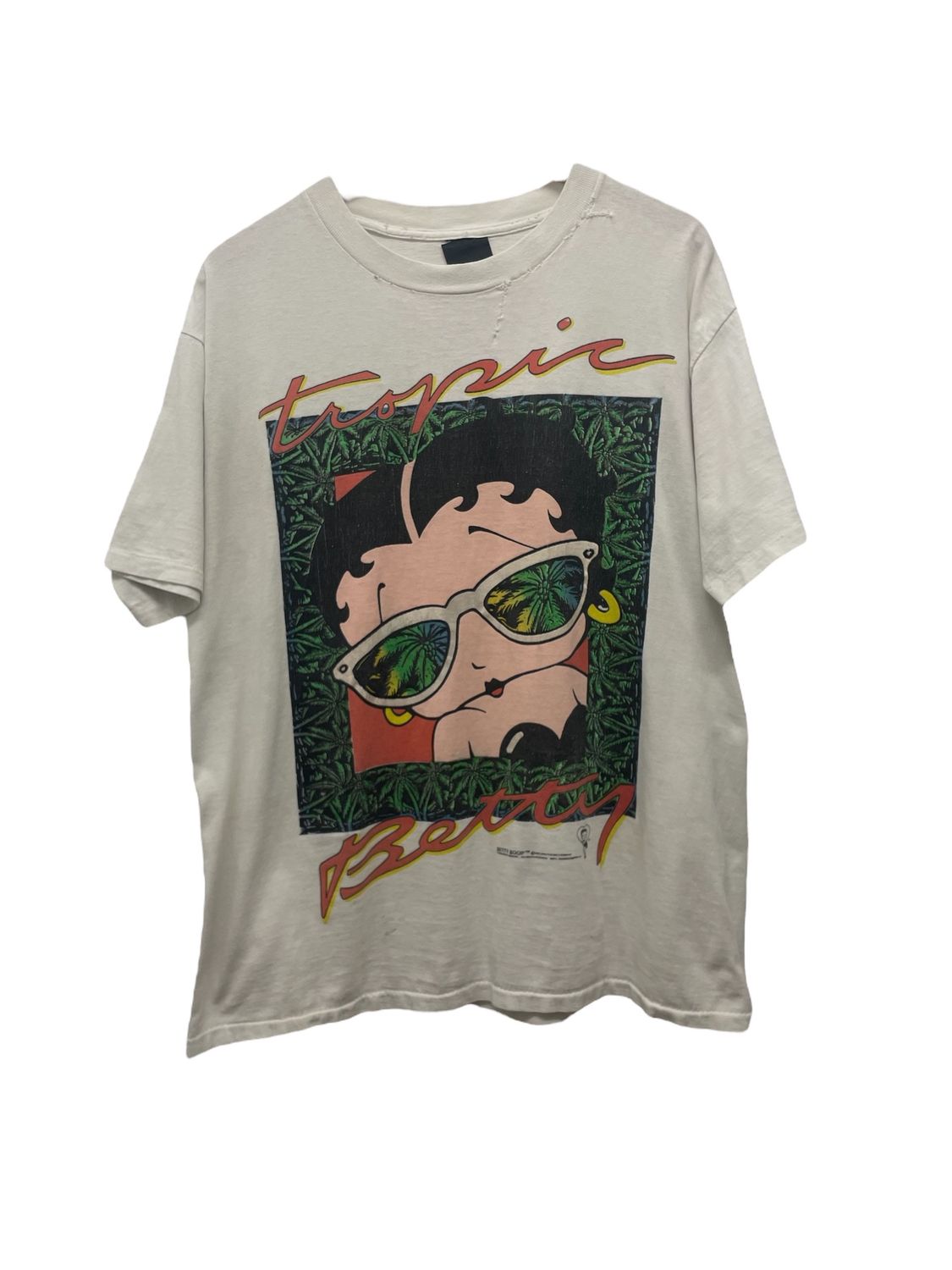 Vintage Tropic Betty Tee Size Large