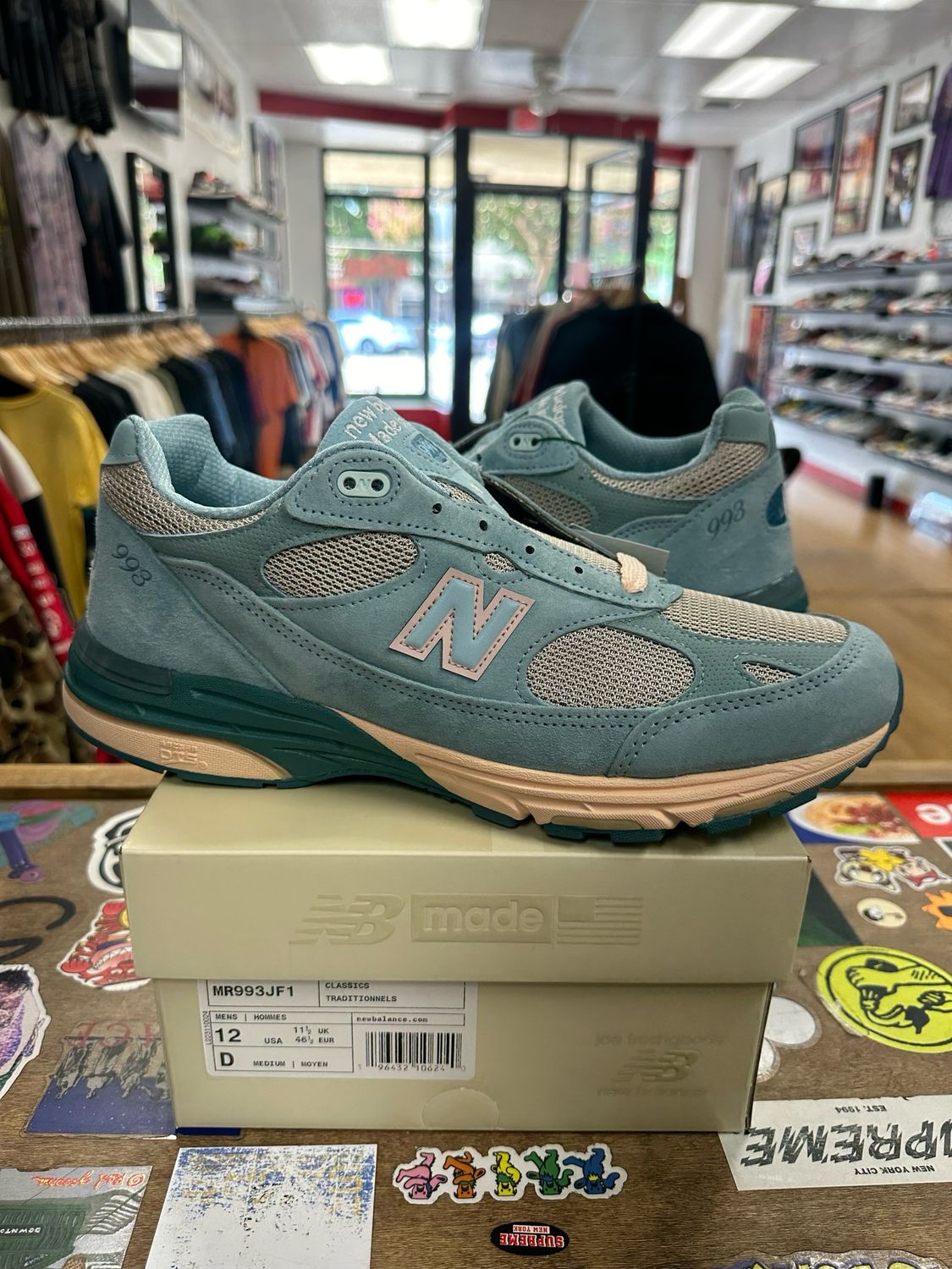 New Balance 993 JFG Arctic Blue Size 12 DS