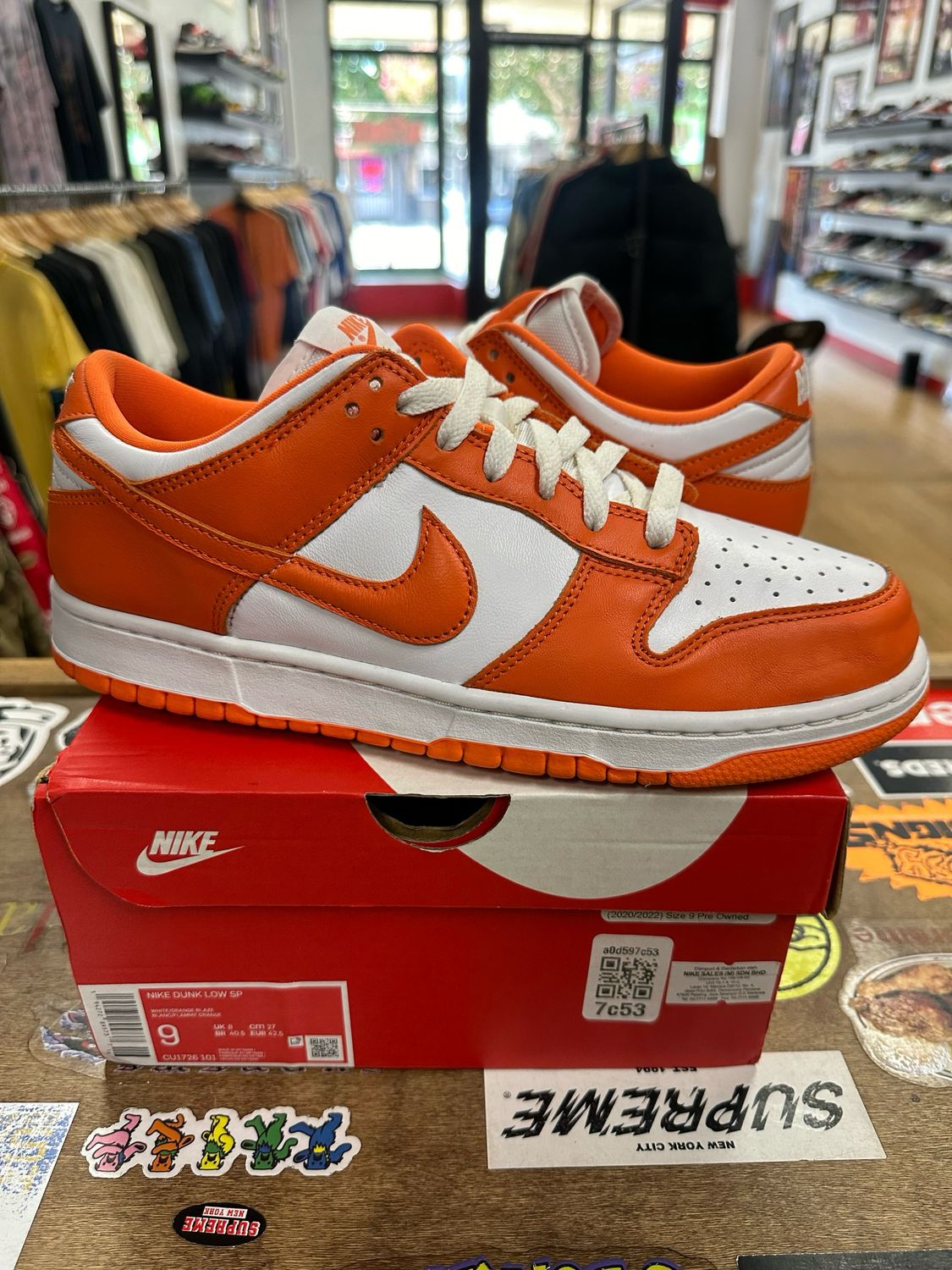 Nike Dunk Low Syracuse Size 9 Pre-Owned