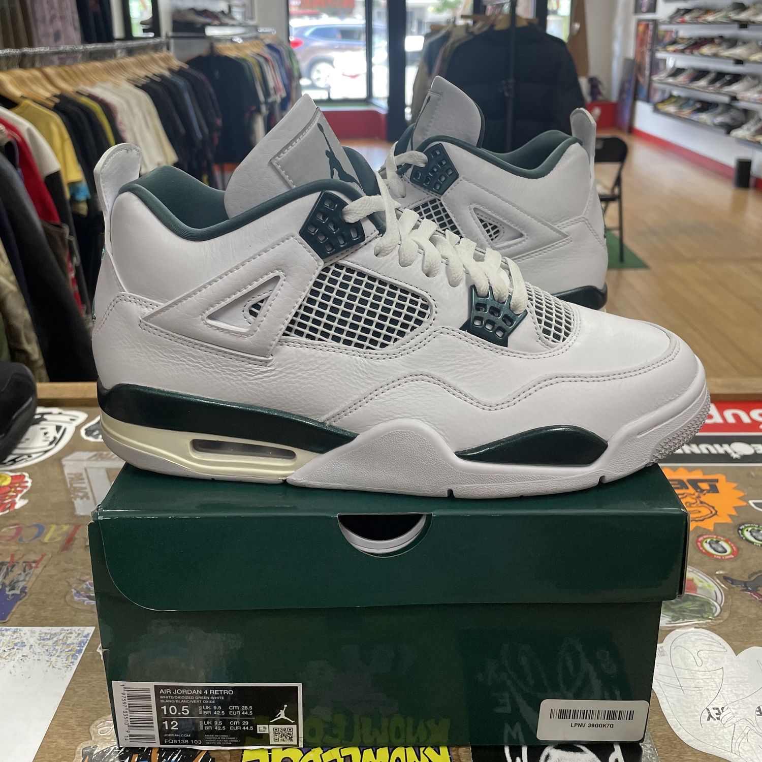 Jordan 4 Retro Oxidized Green Size 10.5 Pre Owned