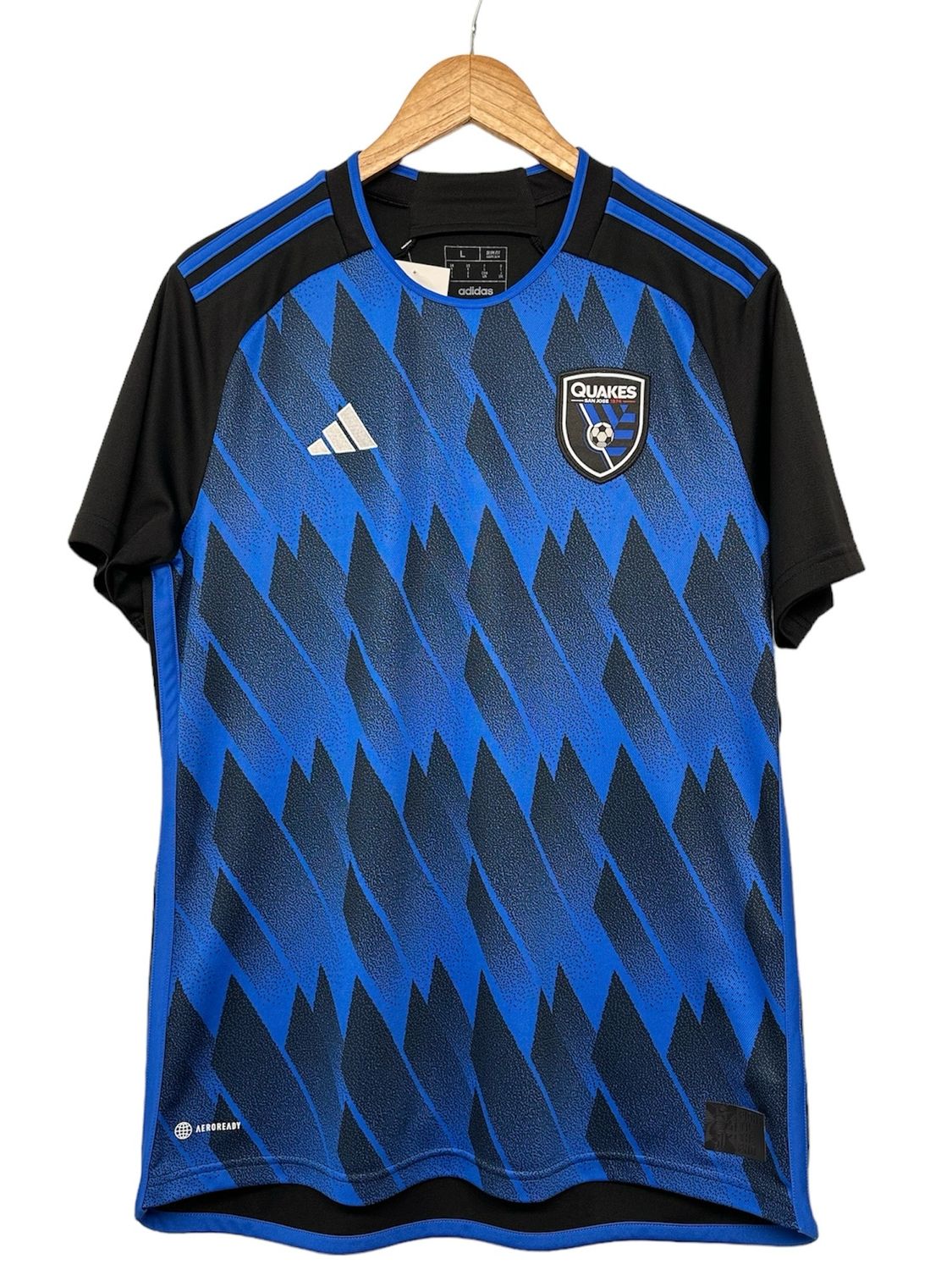 2023-2024 SJ Quakes Jersey Size L 22x29