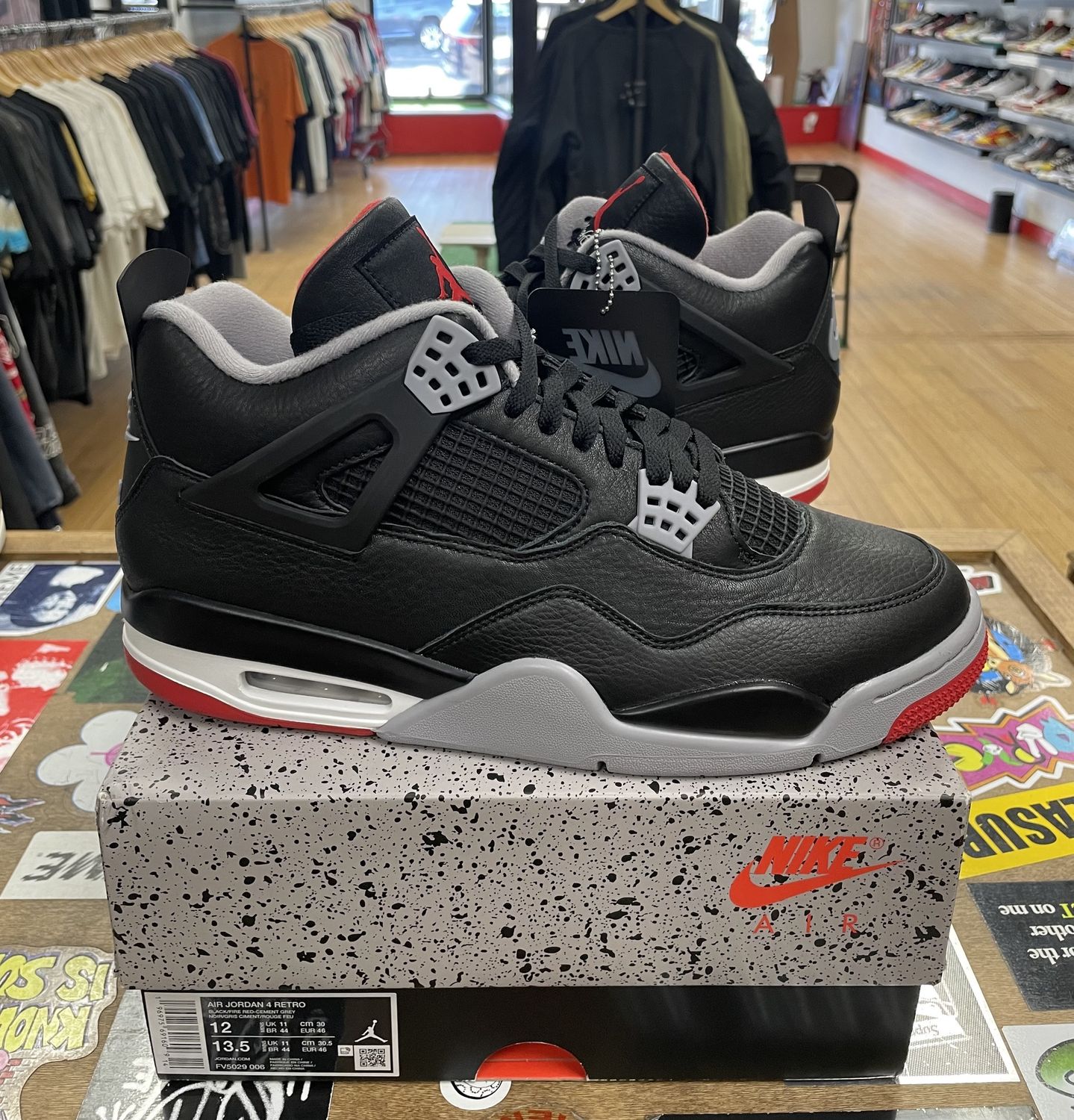 Jordan 4 Retro Bred Reimagined Size 12 DS