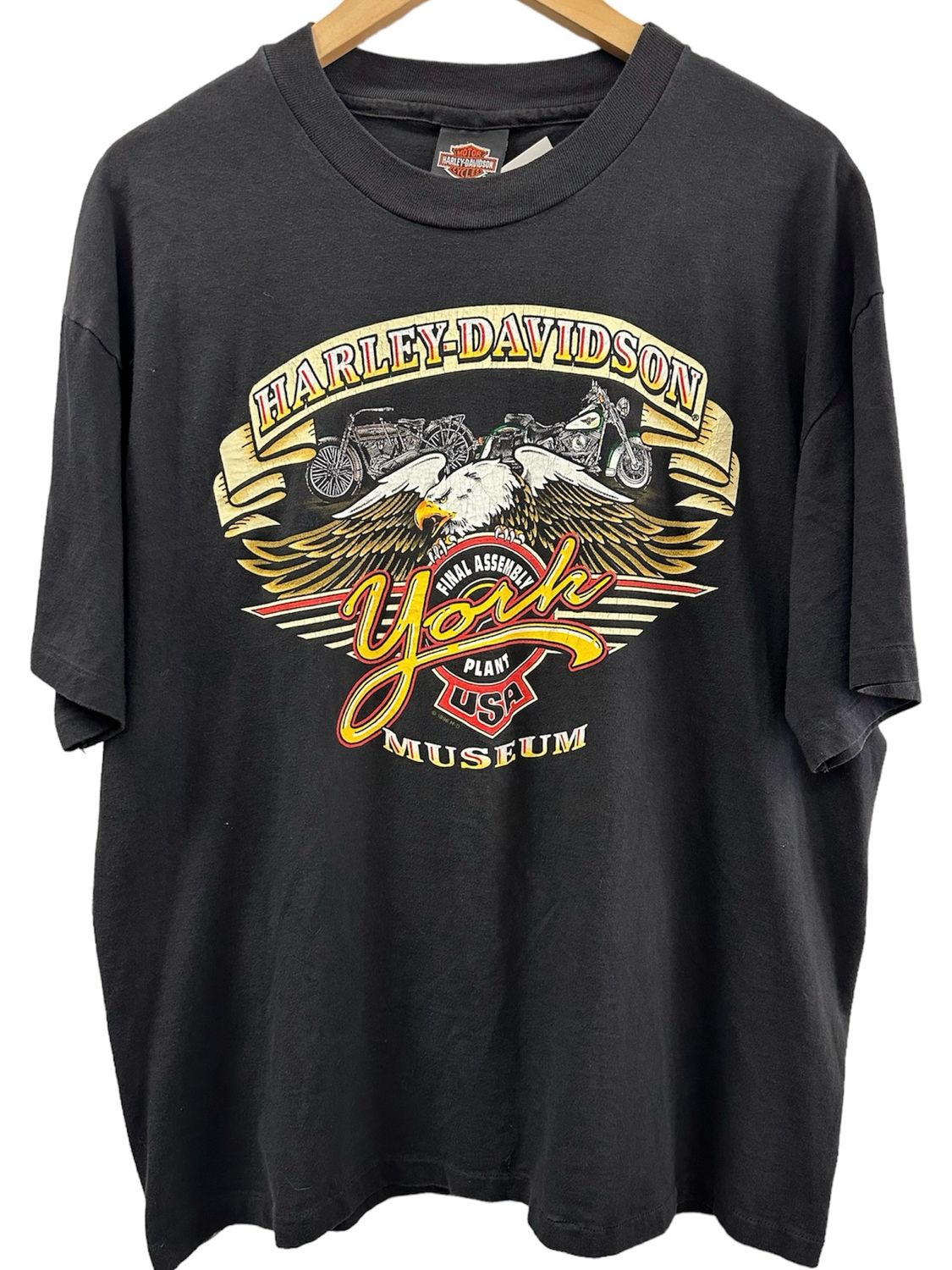 Vtg 1996 Harley Davidson New York Tee Size XL