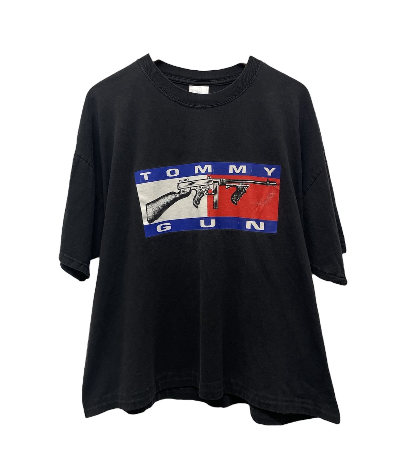 Vtg &quot;Tommy Gun&quot; Parody Tee Size 2XL