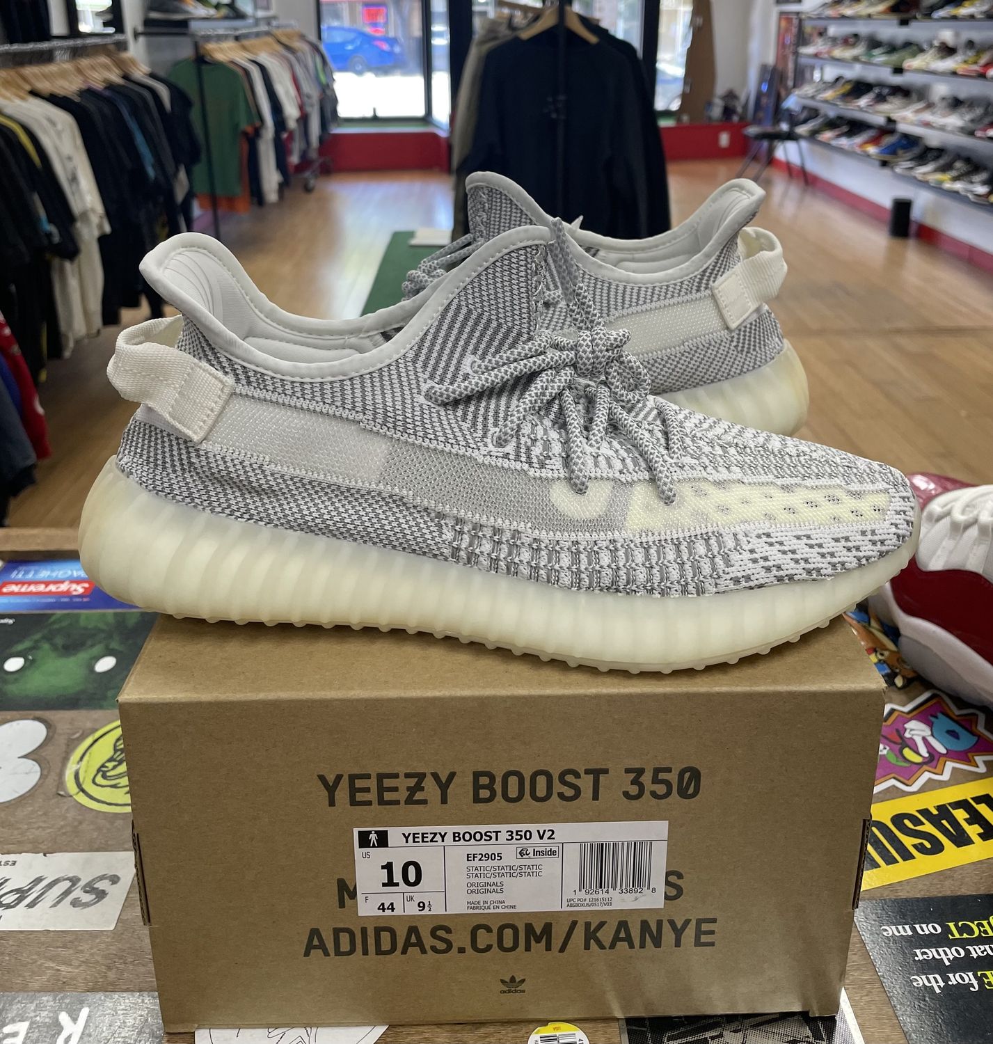 adidas Yeezy Boost 350 V2 Static (Non-Reflective) Size 10 DS