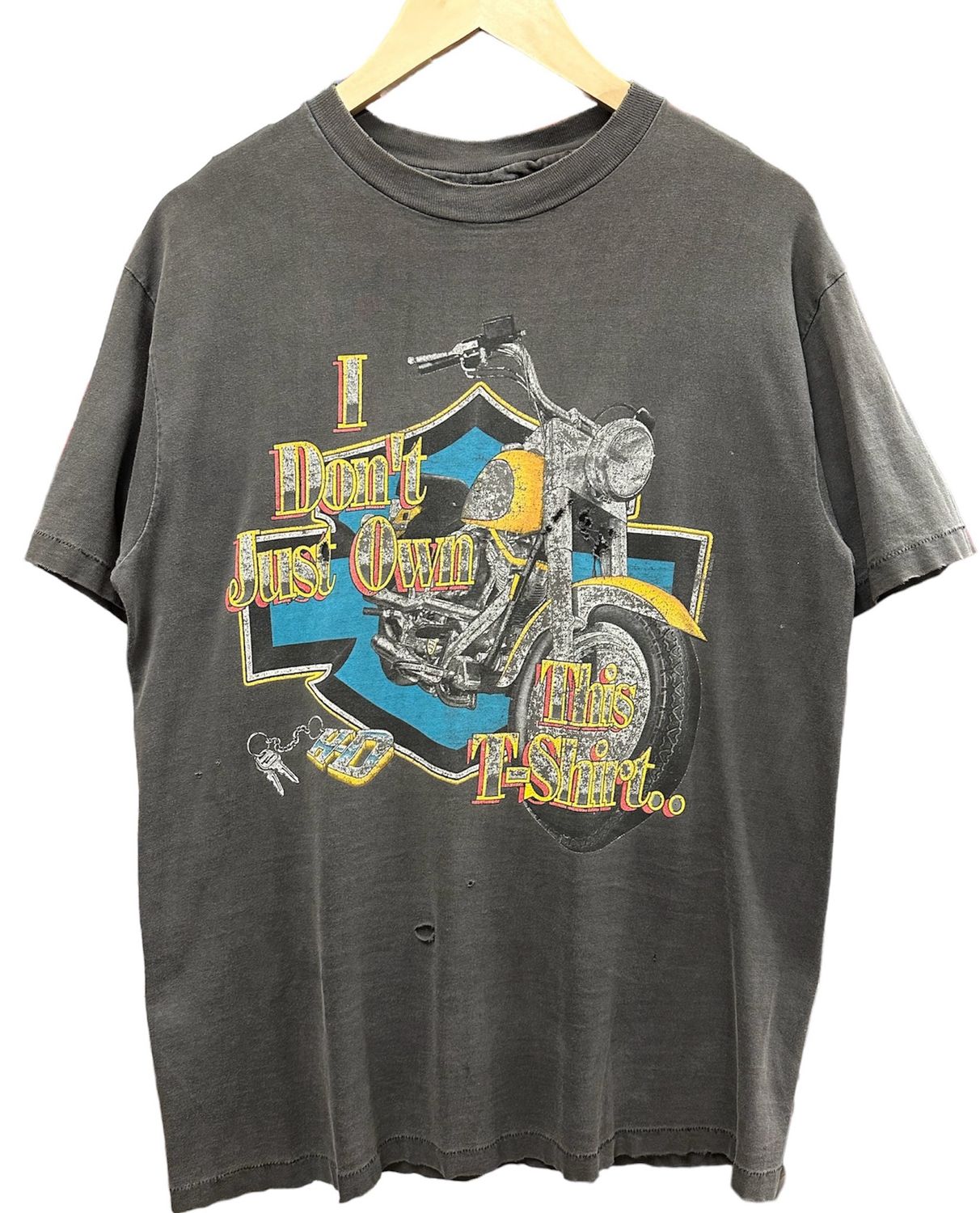 Vtg Harley Davidson Fresno T Shirt Size L 21x29.5