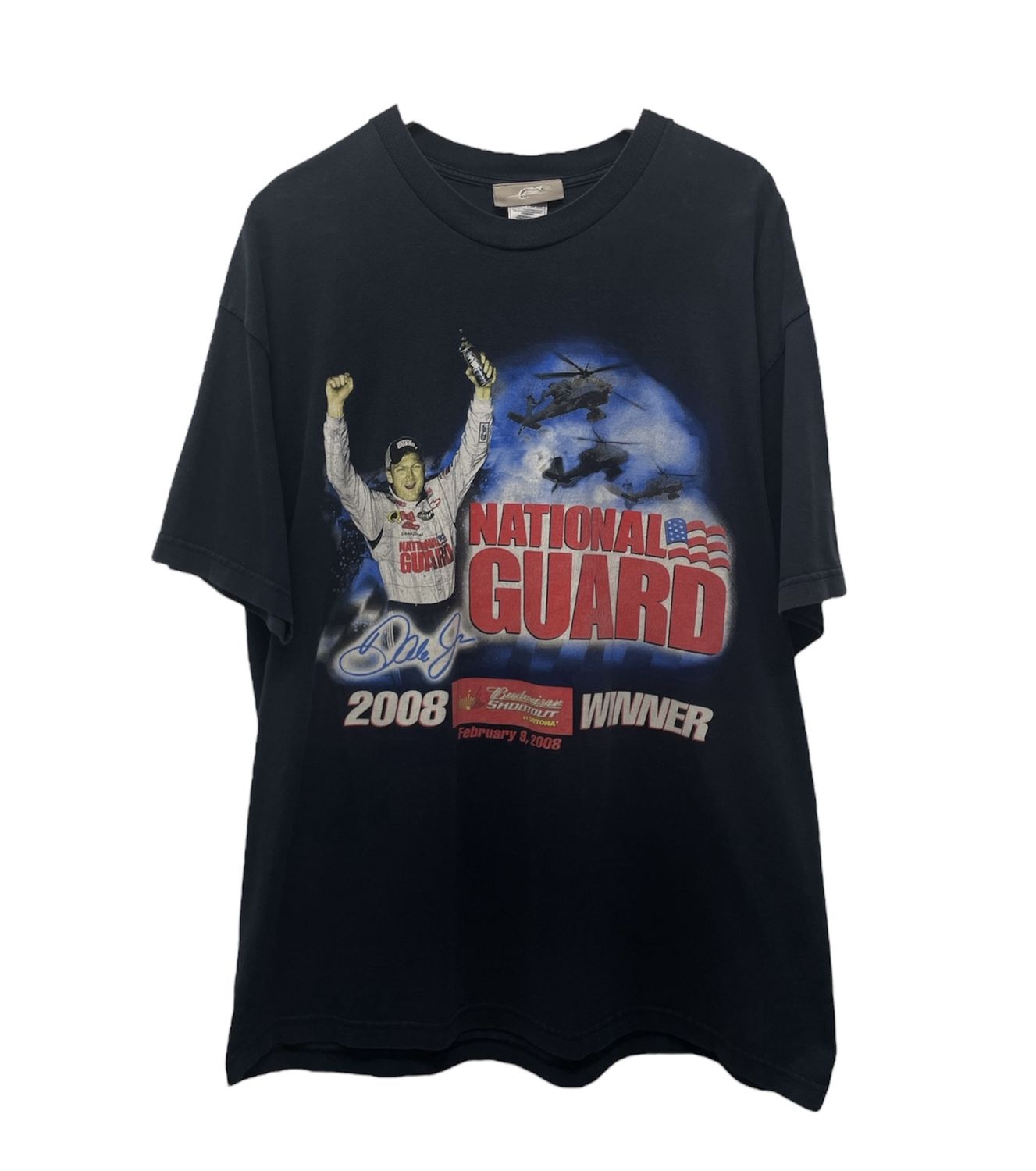 2008 National Guard Nascar Tee Size XL 24x31