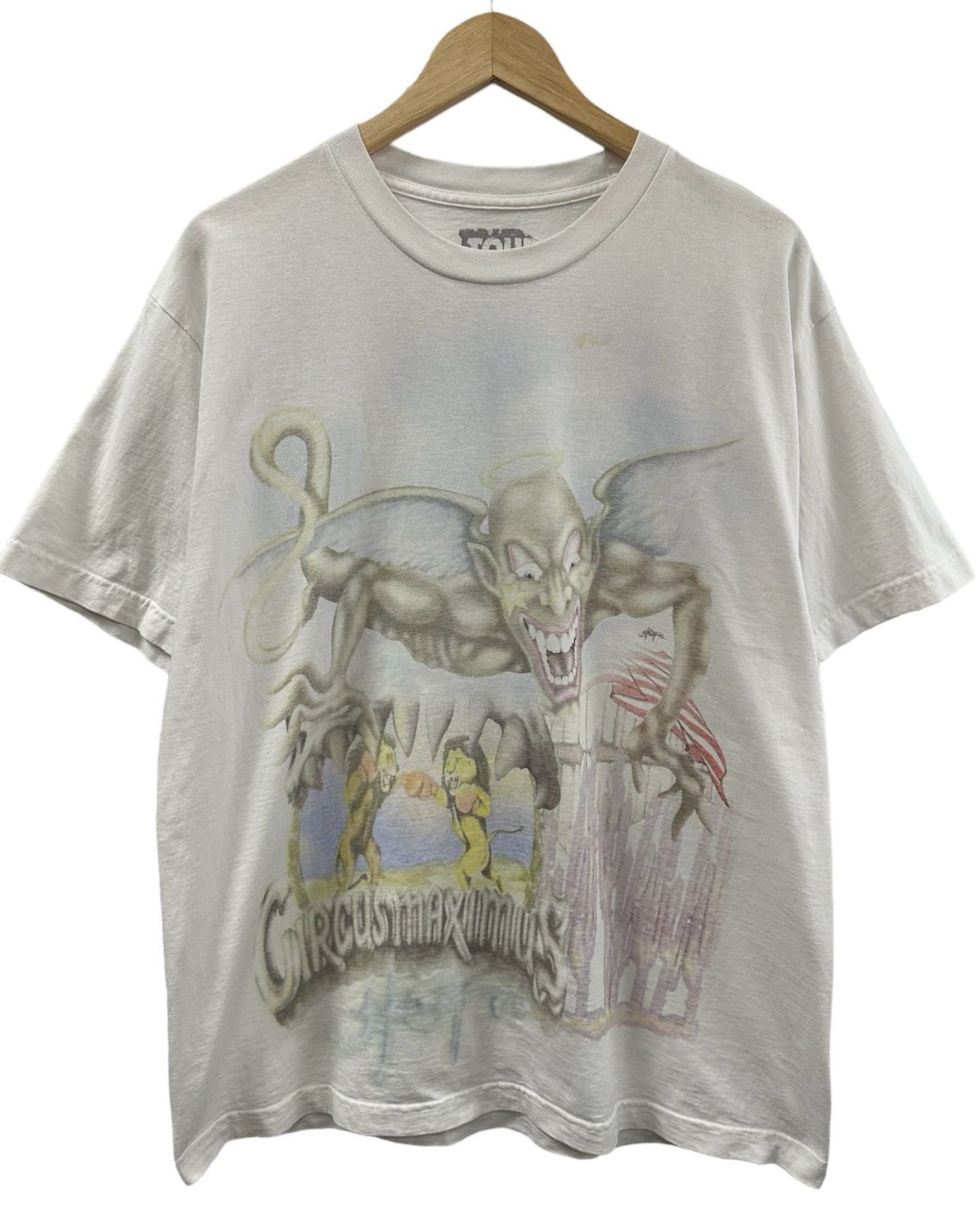 Used Travis Scott Utopia Circus Maximus 2023 Tour III Tee Size L