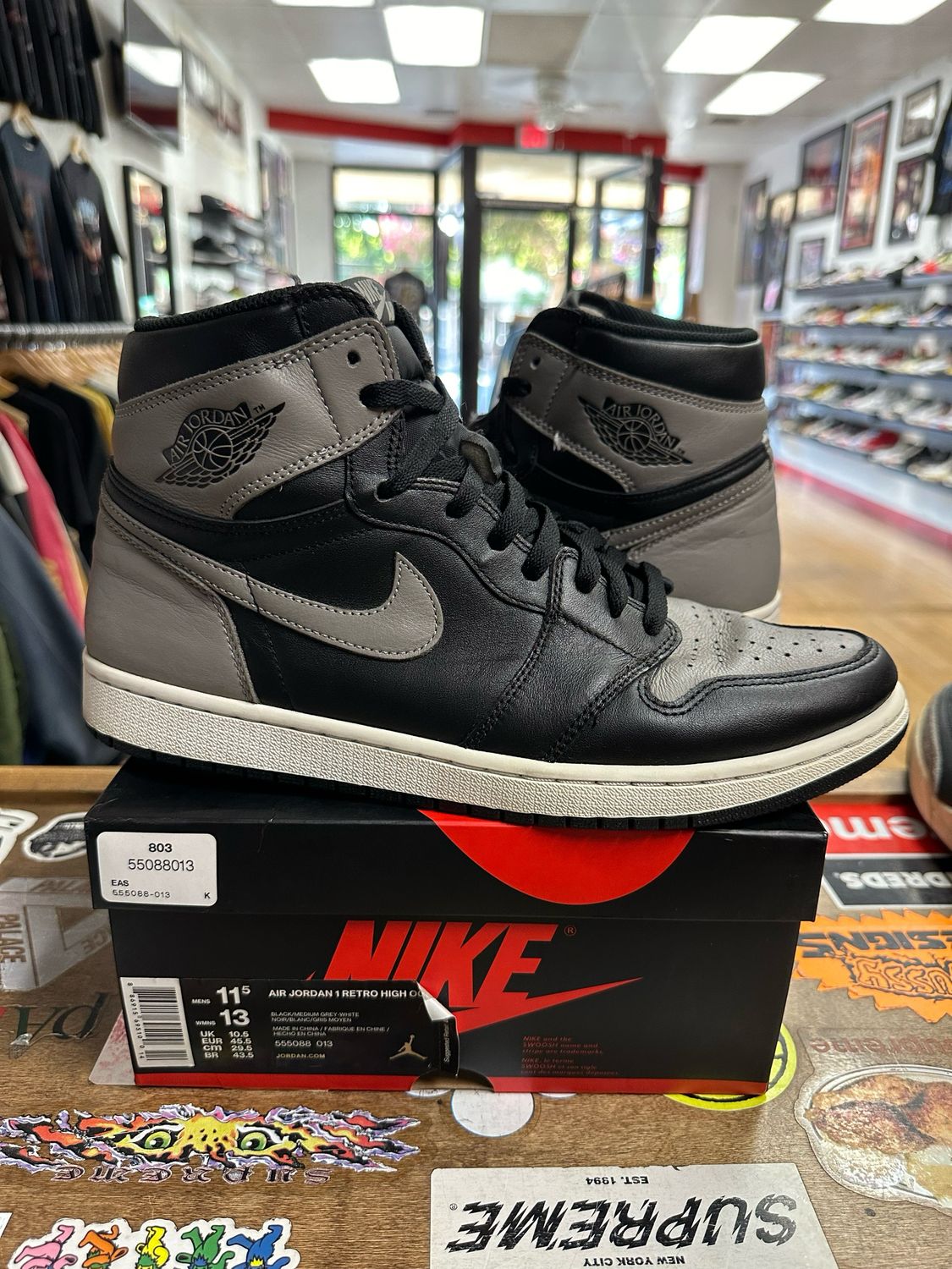 Jordan 1 Retro High Shadow (2018) Size 11.5 Pre Owned
