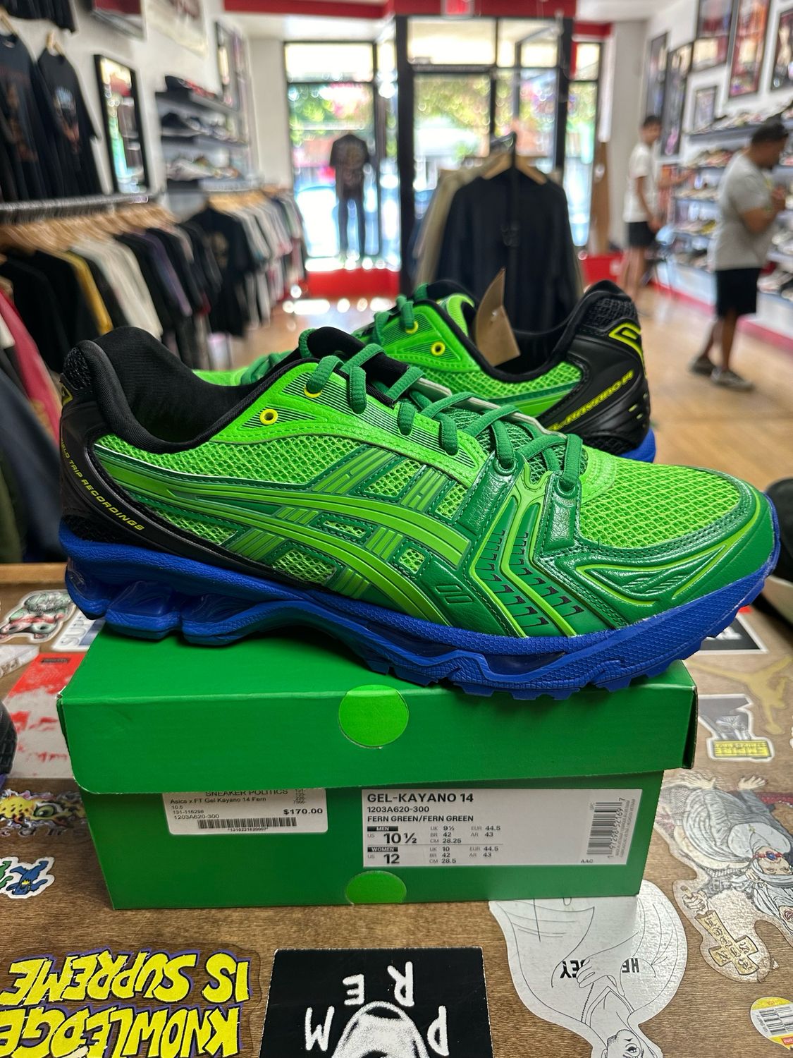 ASICS Gel-Kayano 14 Fern Green Size 10.5 DS