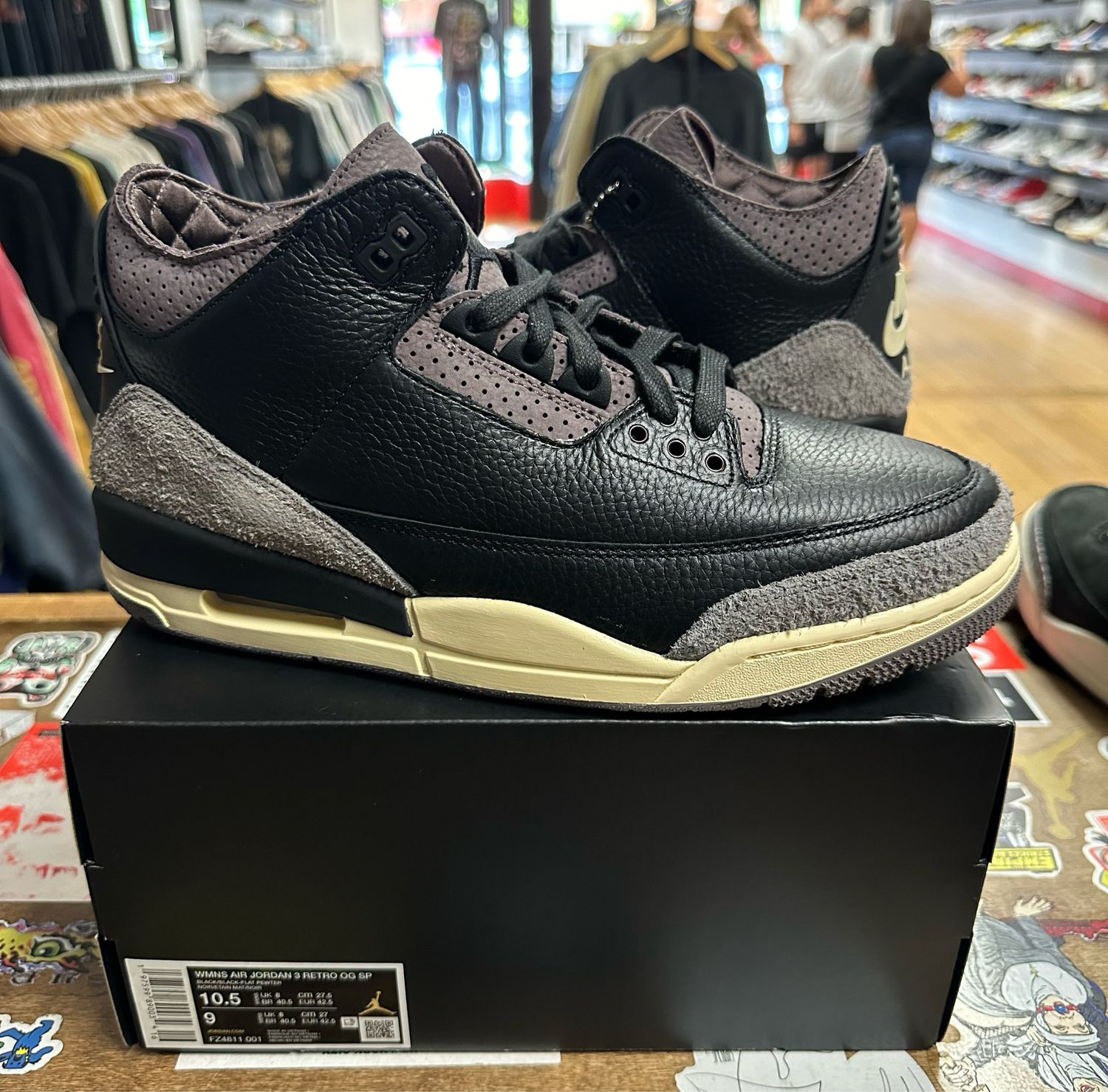 Jordan 3 Retro OG SP A Ma Maniére Size 9M DS