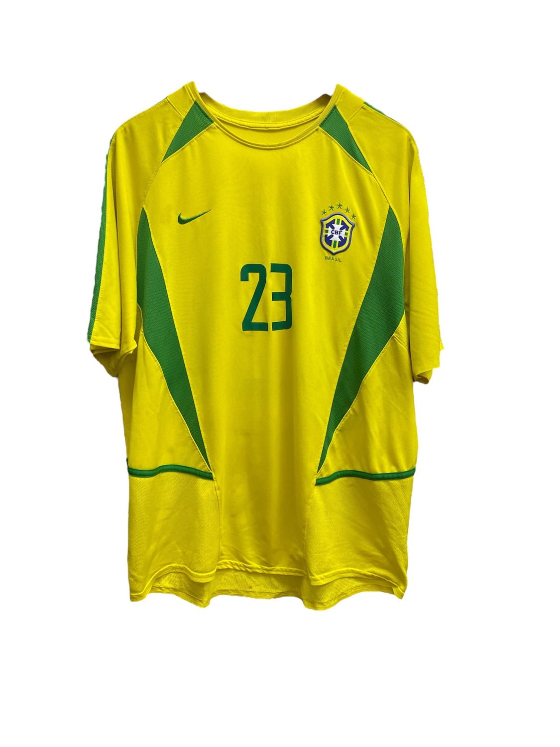 2002-2002 Brasil Home Jersey Kaka #23 Size L