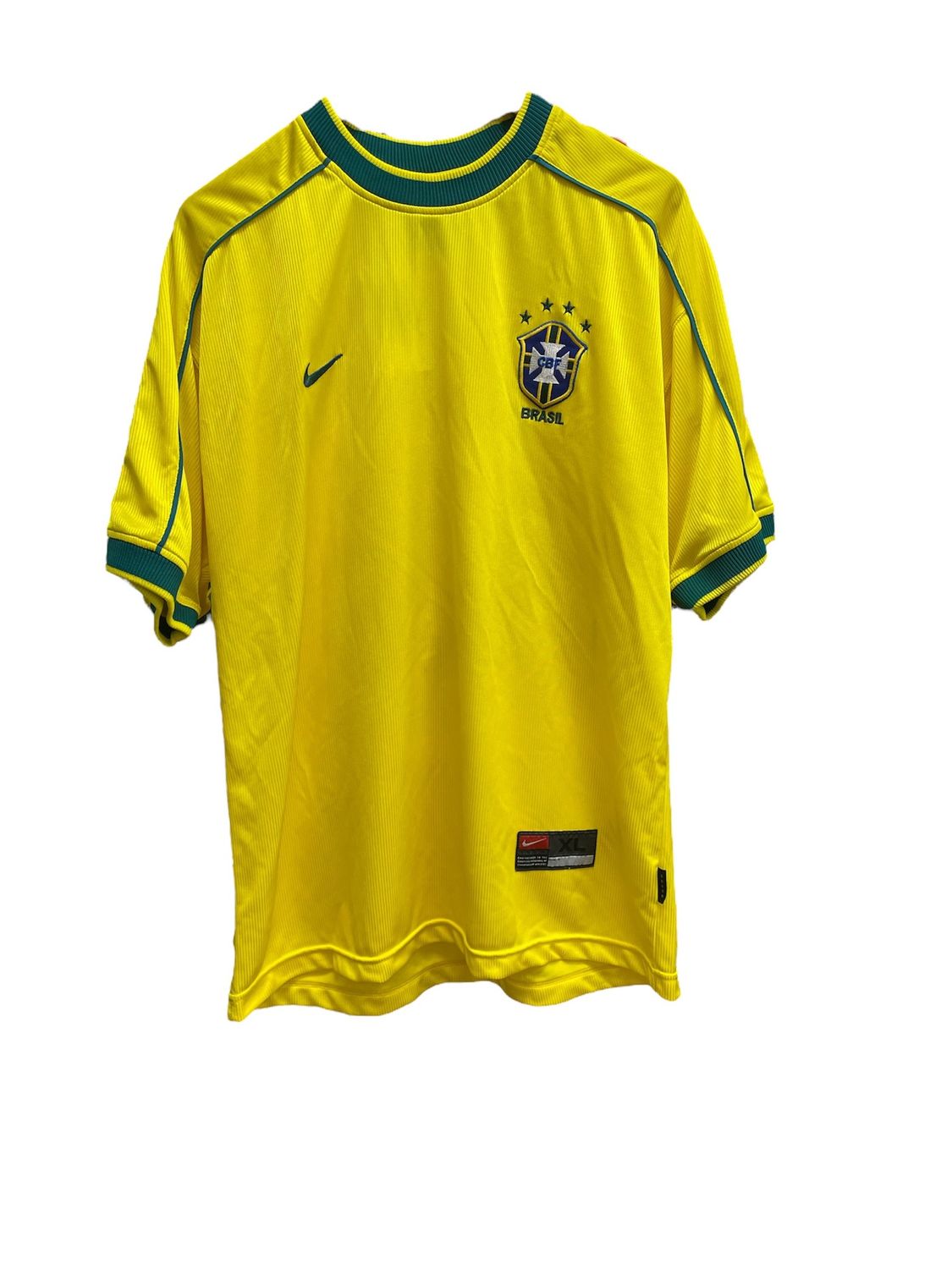 Brazil 1998 Reissue Jersey Size XL (2024)