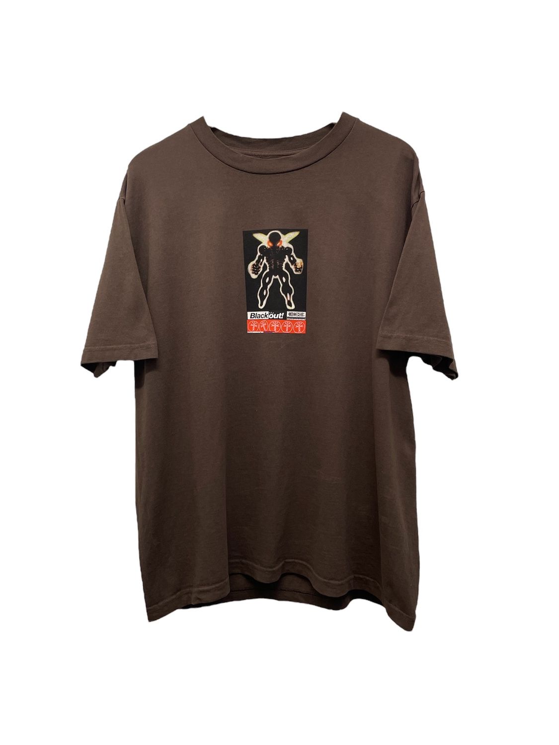 Travis Scott Blackout Tee Brown Size Large