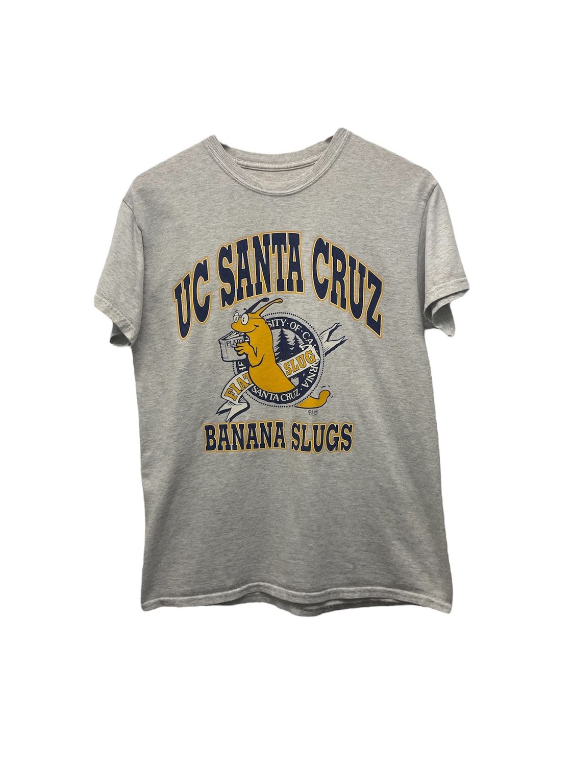 Vtg 1997 UC Santa Cruz Banana Slug Tee Size S