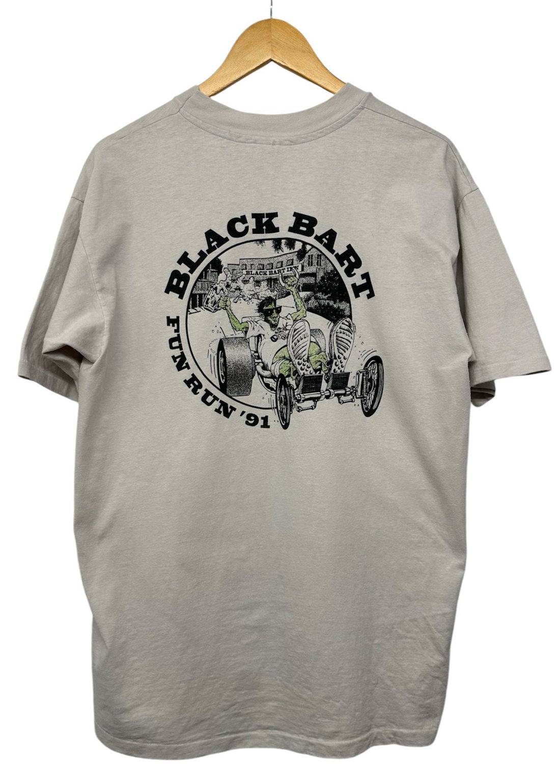 Vtg 1991 Black Bart Fun Run Tee XL 22x30