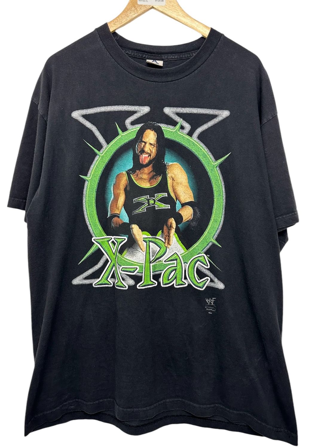 Vtg WWF X-Pac T Shirt Size XL