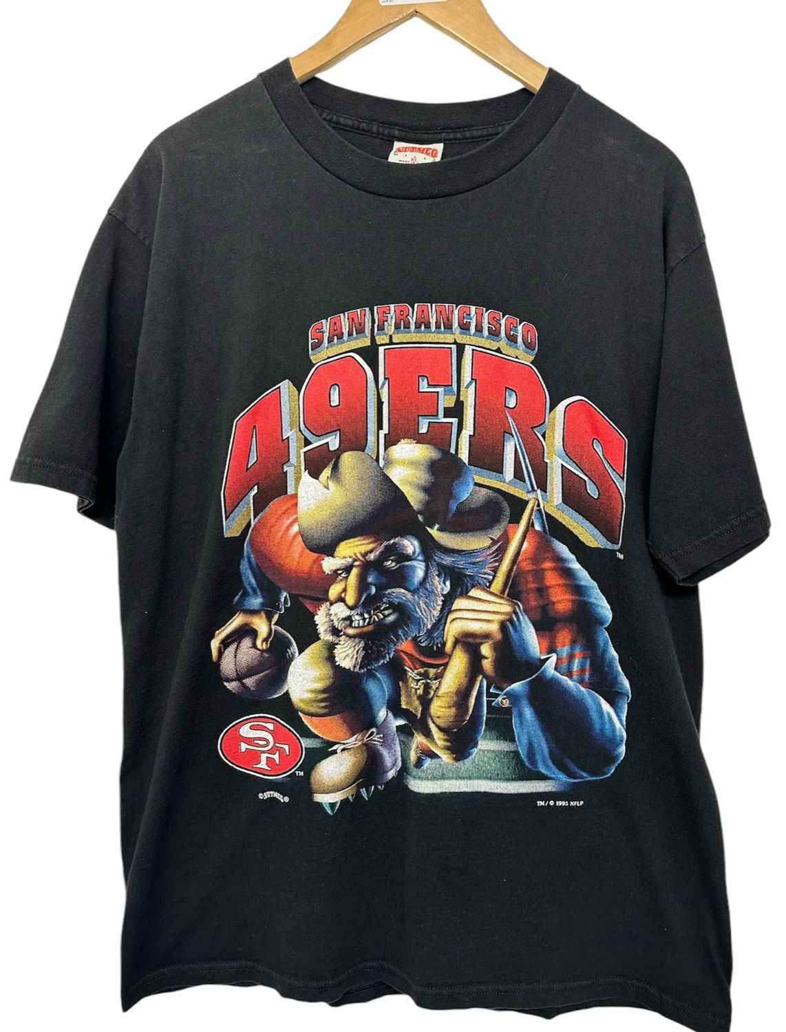 Vtg 1995 Nutmeg 49er Miner Tee Size XL 22x30