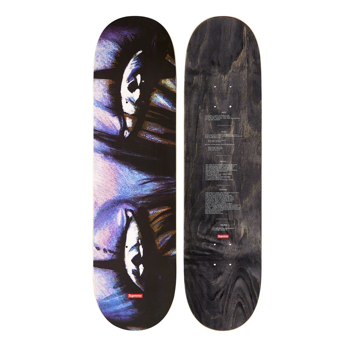 Supreme The Crow Skateboard Deck Eyes