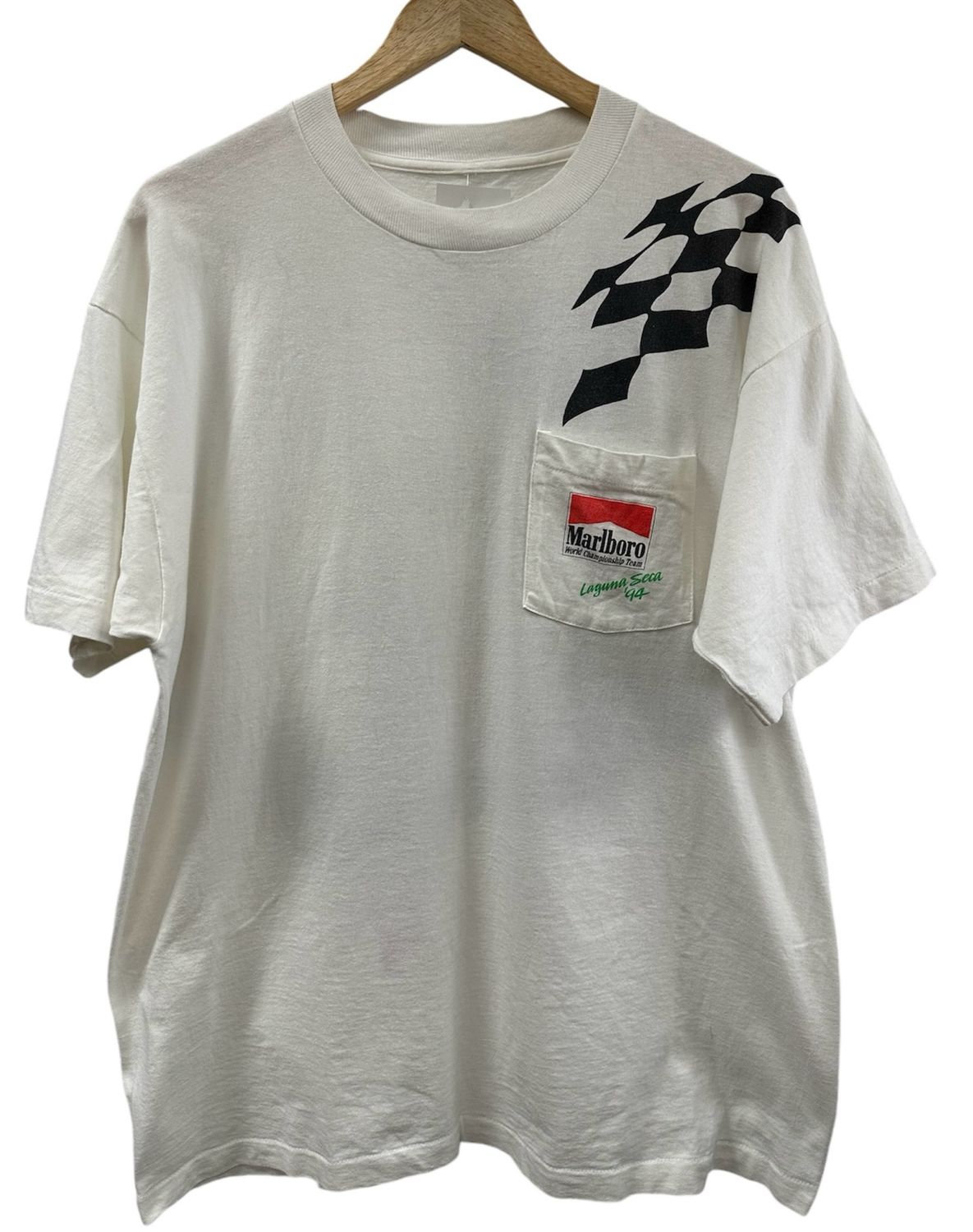 Vtg 1994 Marlboro Laguna Seca Tee XL 23x32