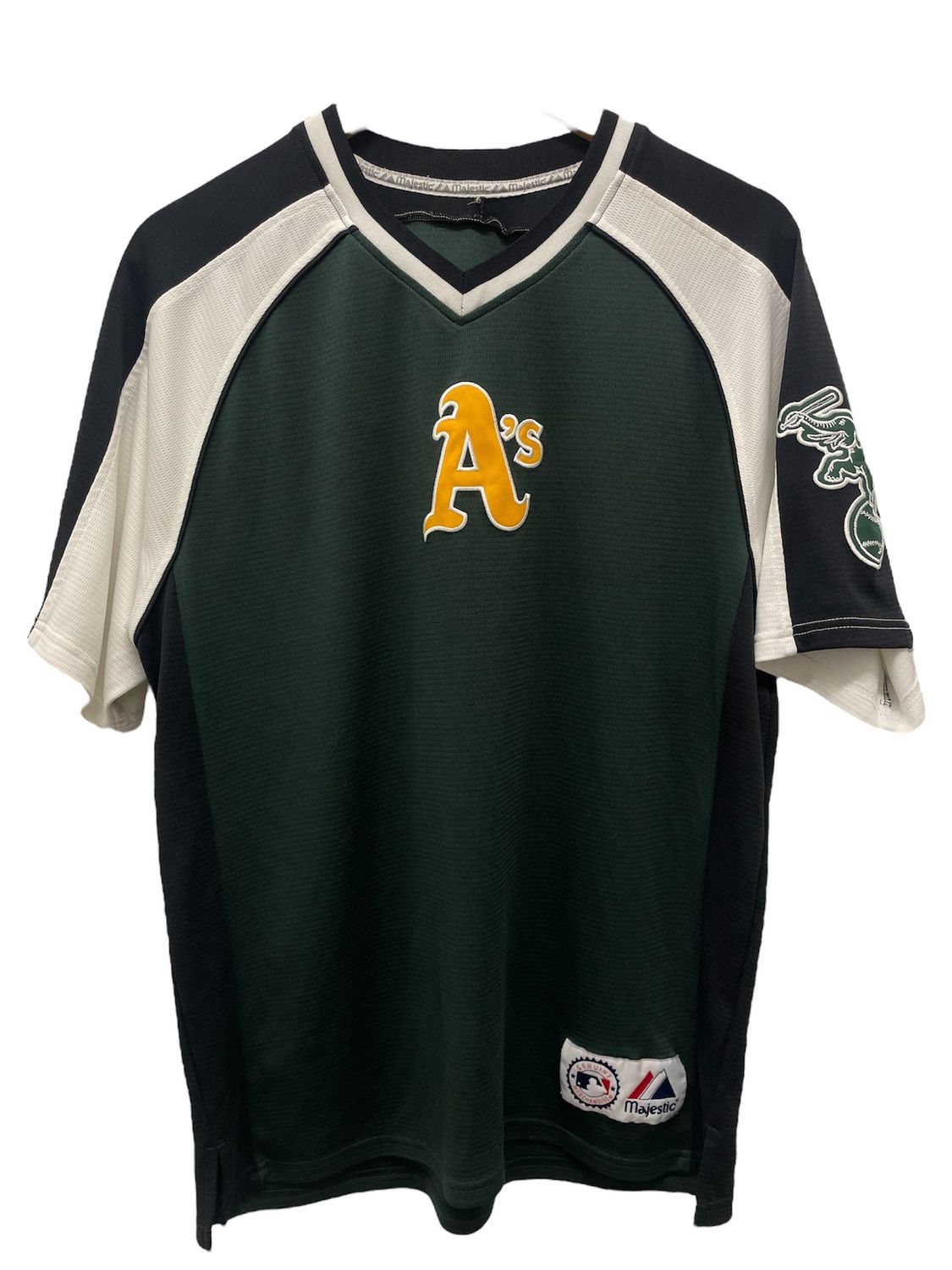 Early 00s Oakland A’s Batting Practice Jersey Size L