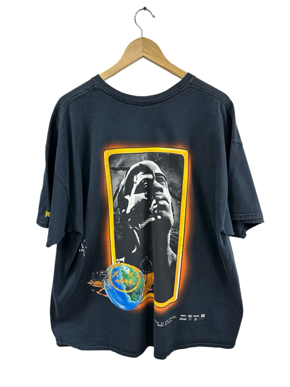 Travis Scott Cactus jack X fortnite Astronomical TShirt Size XL