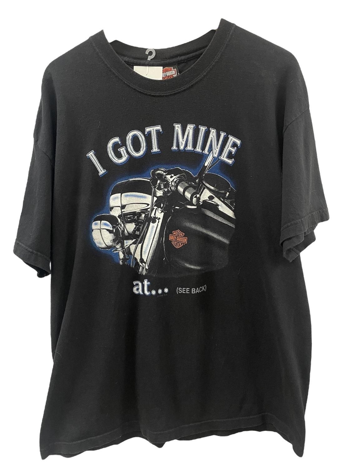 I Got Mine 2002 Harley Davidson Tshirt Size XL