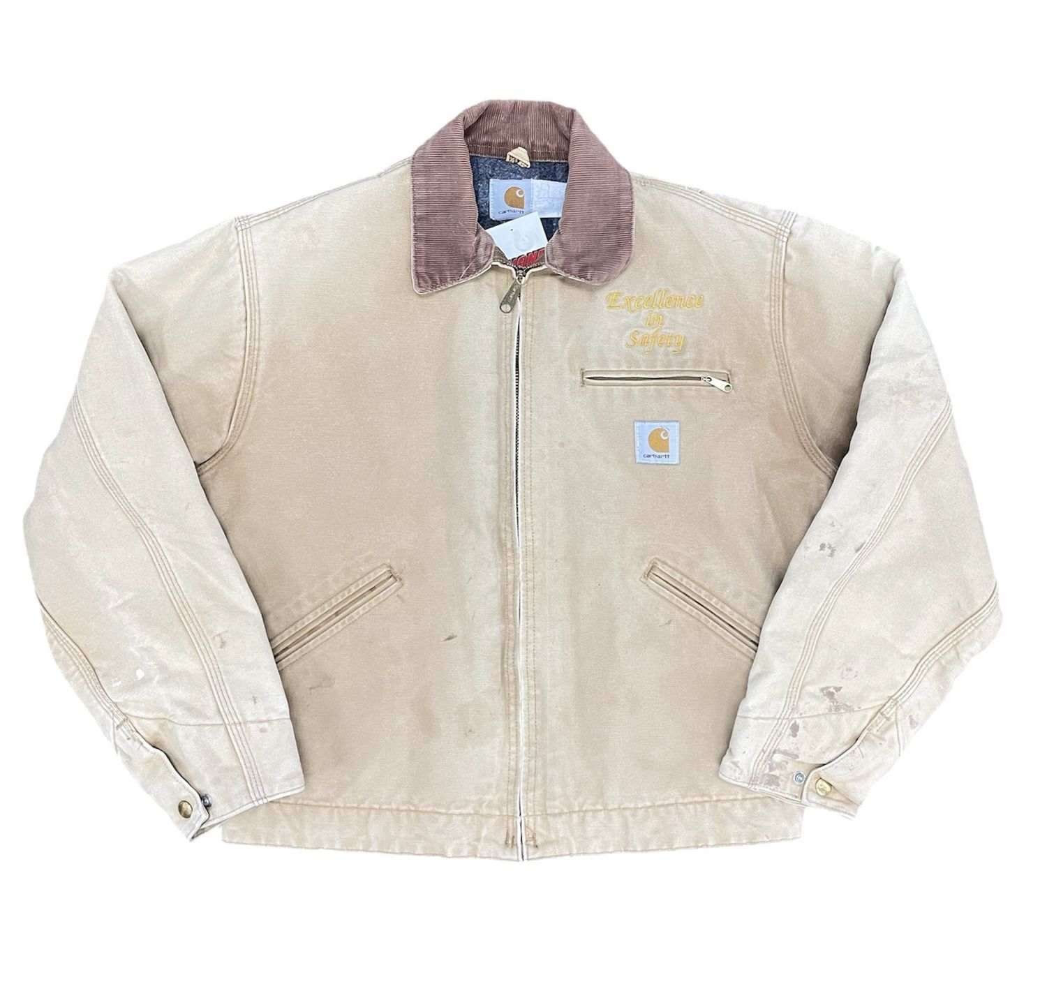 Carhartt Tan Detroit Jacket Size M 24x26
