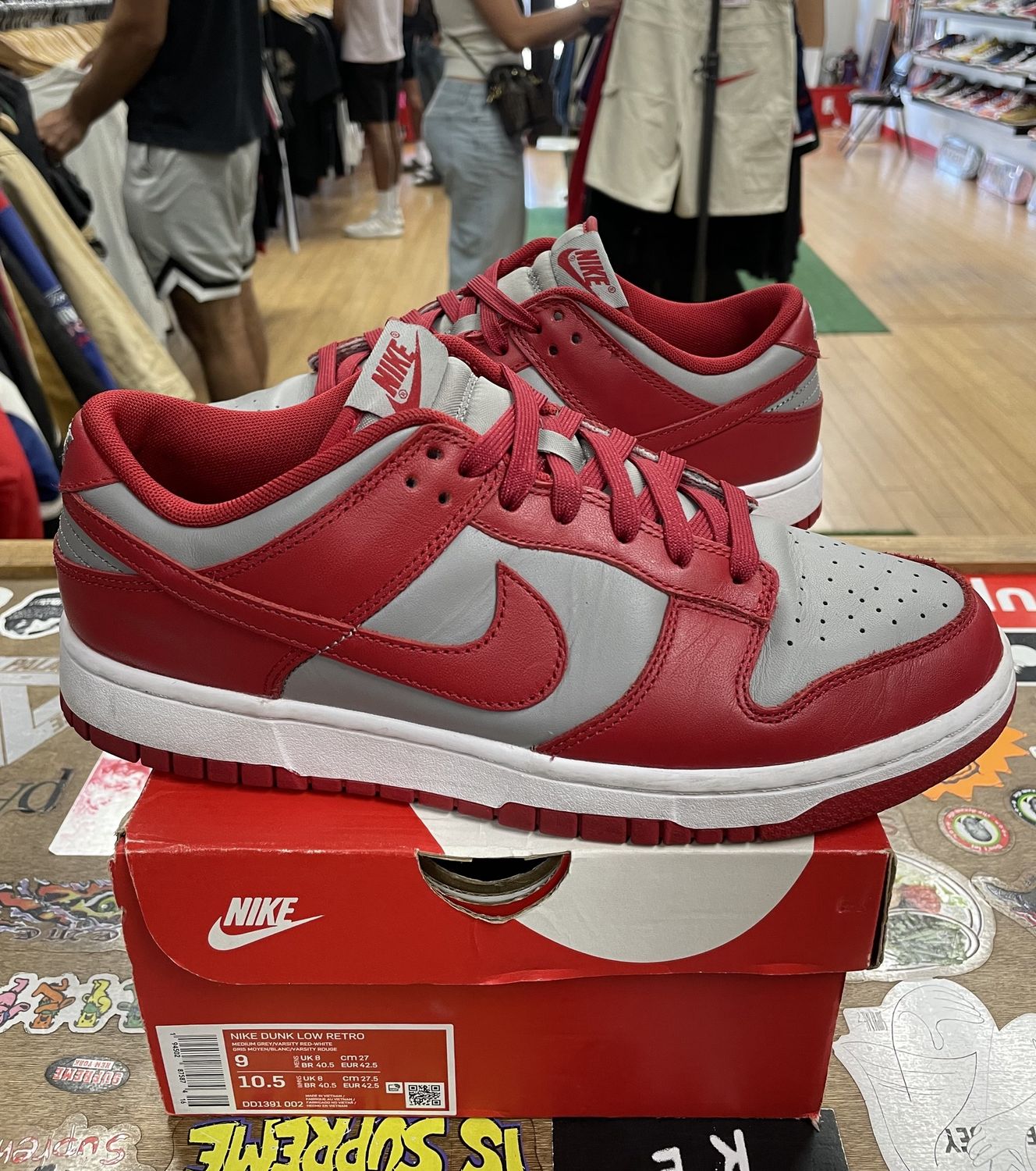 Nike Dunk Low Retro UNLV (2021) Size 9 Used