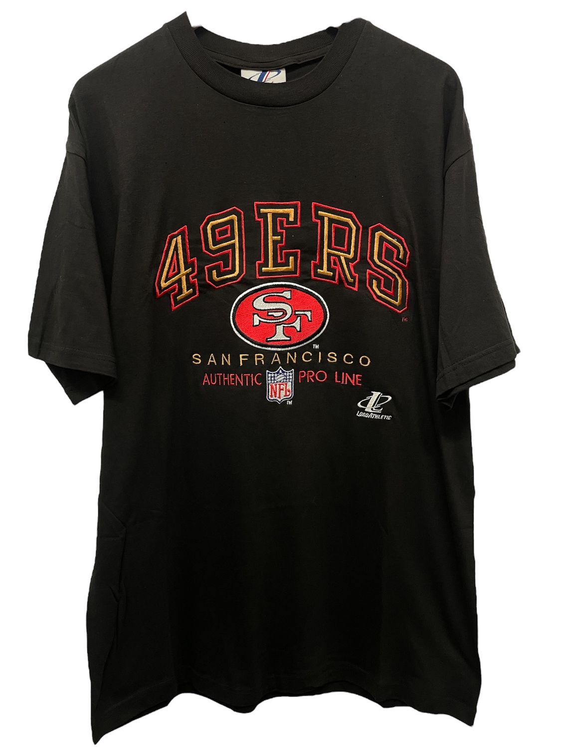Vtg 90&#39;s Logo Athletic 49ers Tee Size M