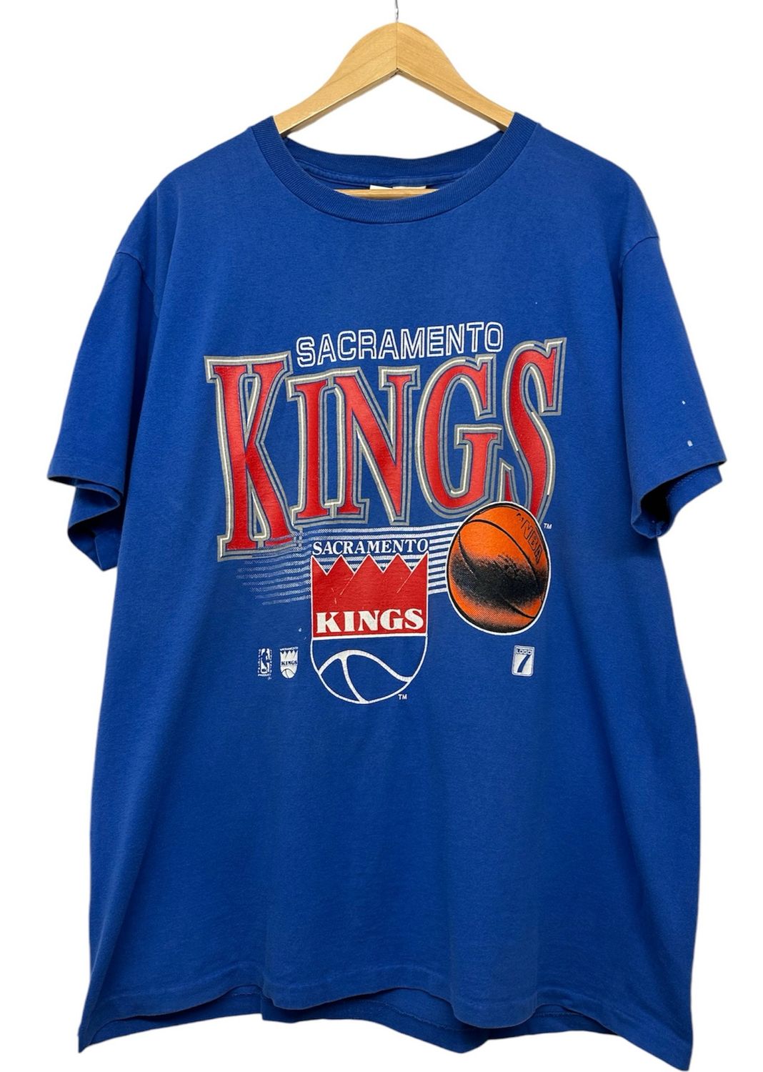 Vtg Sacramento Kings Tshirt Size XL