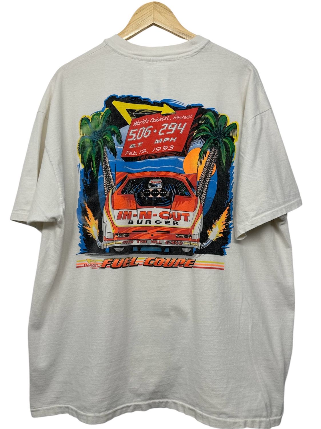 Vtg 1993 In-N-Out Tshirt 2XL