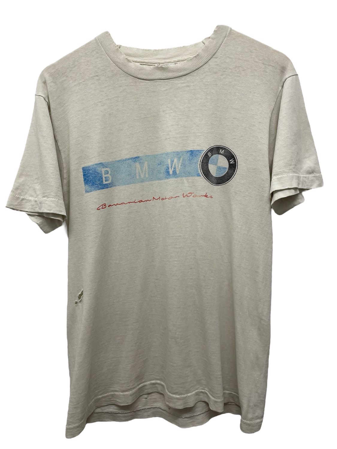 Vtg 90&#39;s BMW Thrashed Tee Size M