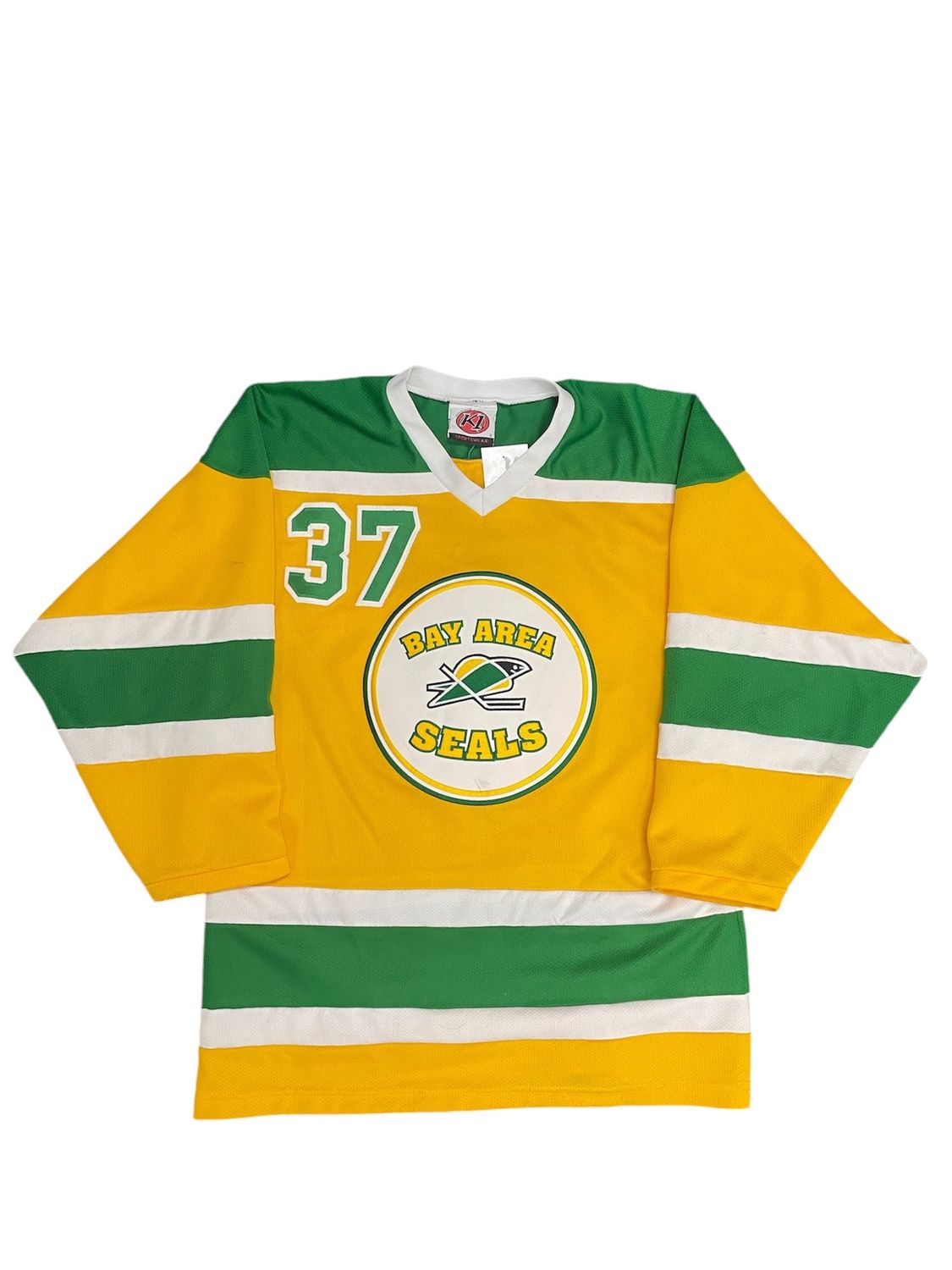 Vtg Bay Area Seals NHL Hockey Jersey Size S
