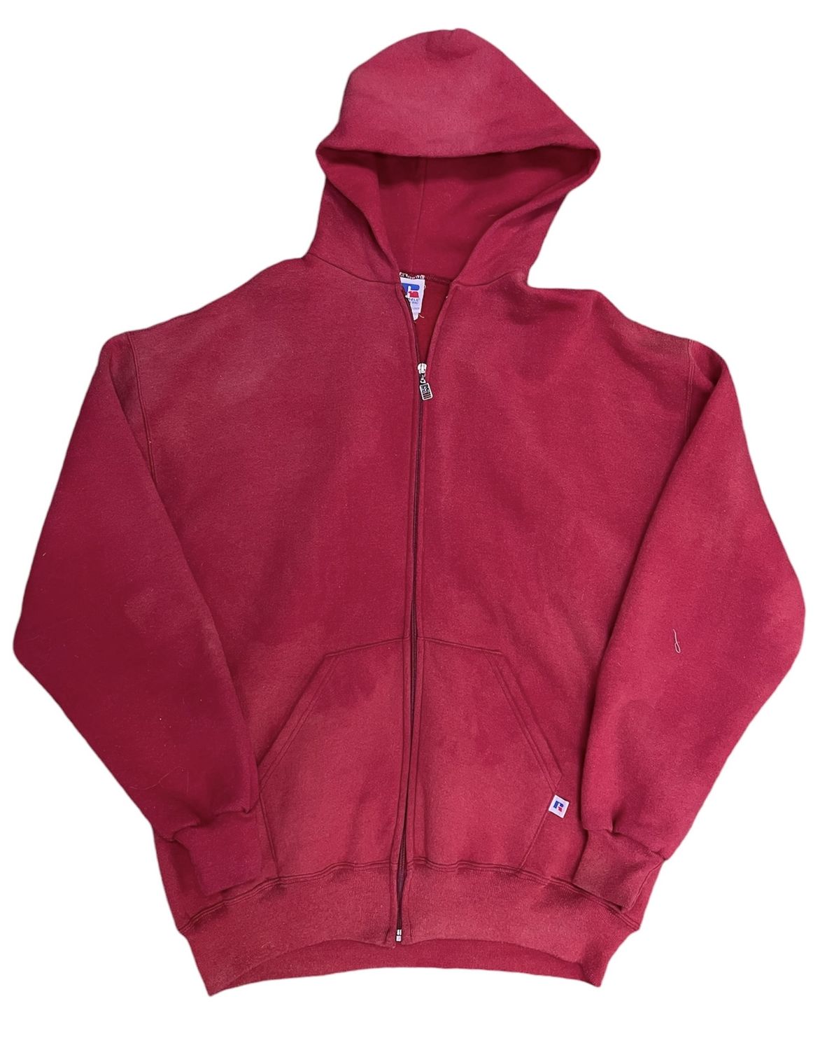 Vtg Russell Athletic Maroon Hoodie Size XL